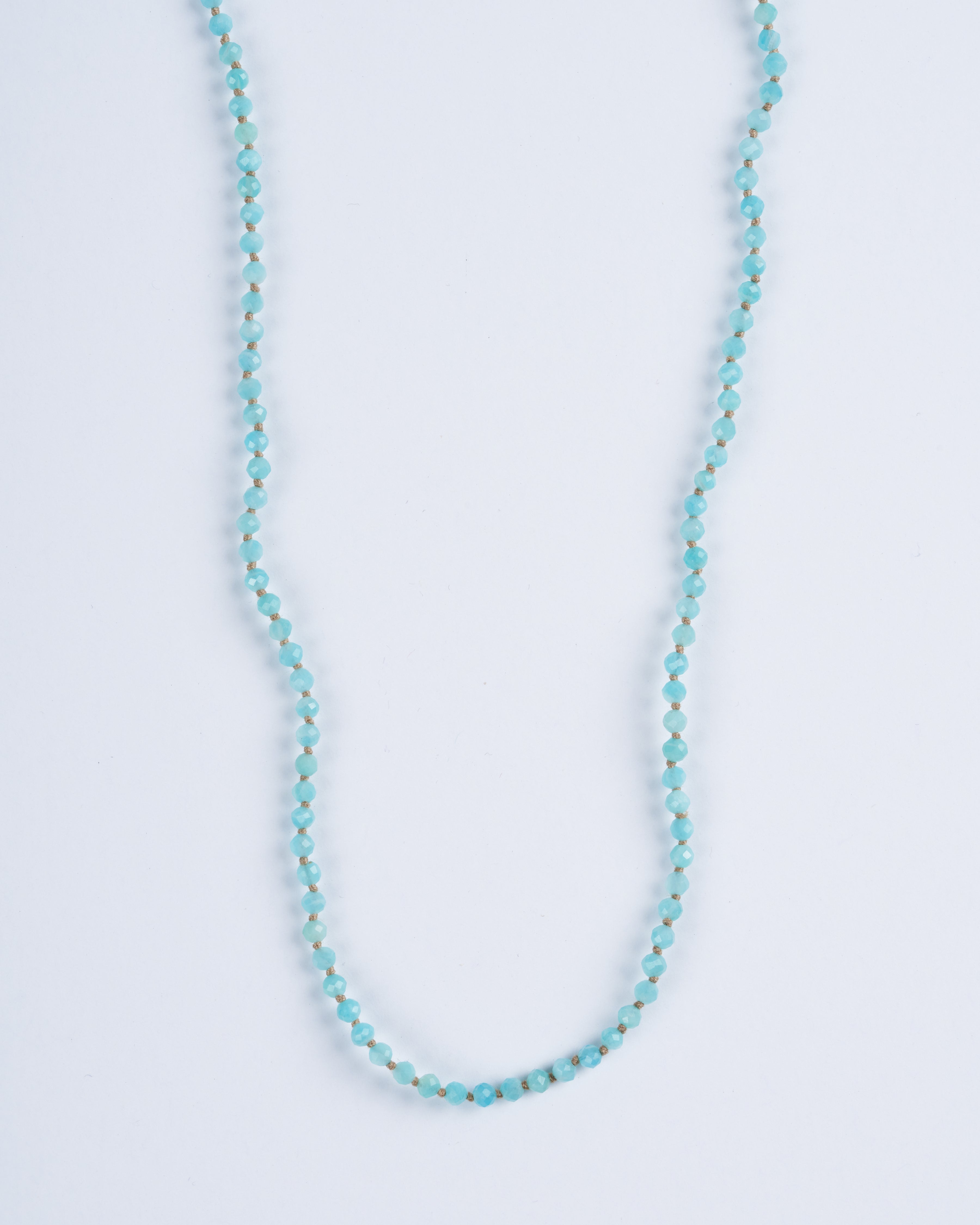 lena skadegard, 15" amazonite necklace w/ 9k clasp - amazonite