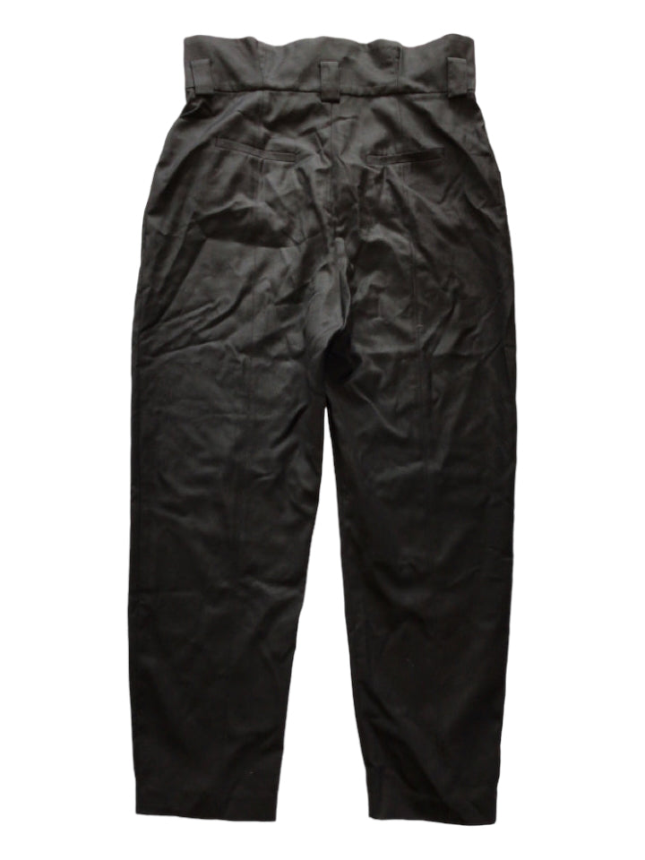 IRO, IRO Size 40 Black Wool Zip Fly Pockets Trouser Pants