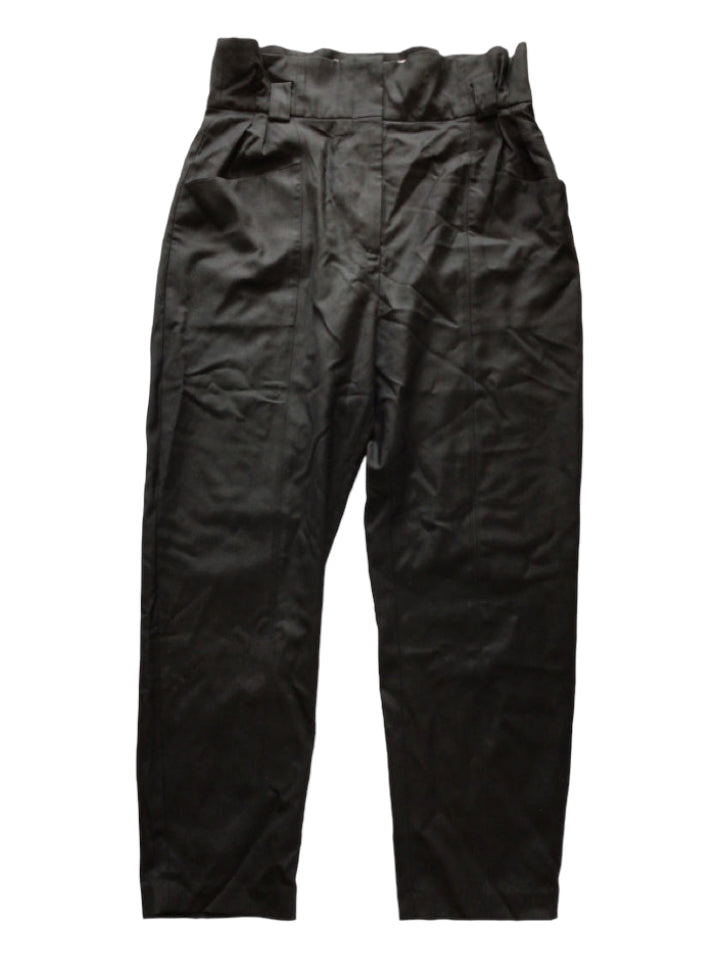 IRO, IRO Size 40 Black Wool Zip Fly Pockets Trouser Pants