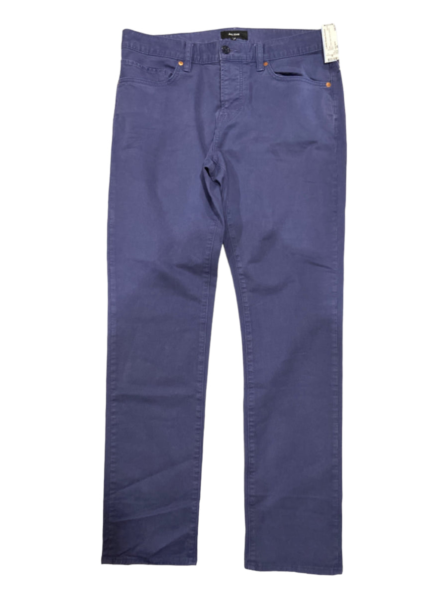 Jack Spade, Jack Spade Size 34 Blue Cotton Solid Zip Fly Men's Pants