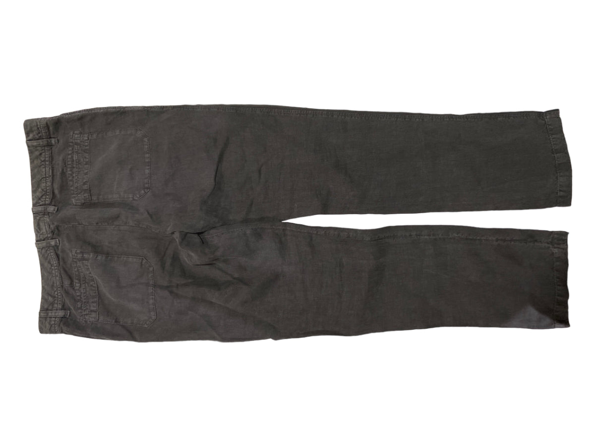 James Perse, James Perse Size 34 Black Linen Washed Drawstring Men's Pants