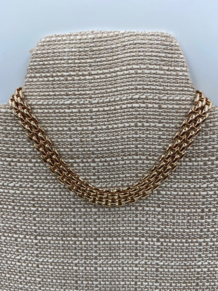 Jenny Bird, Jenny Bird Gold Metal Chain Link Necklace