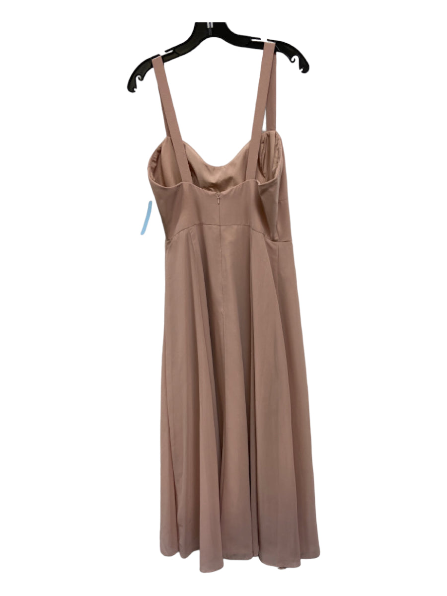 Jenny Yoo, Jenny Yoo Size Est 8 Blush Pink Sweetheart Neckline Sleeveless Ankle Gown