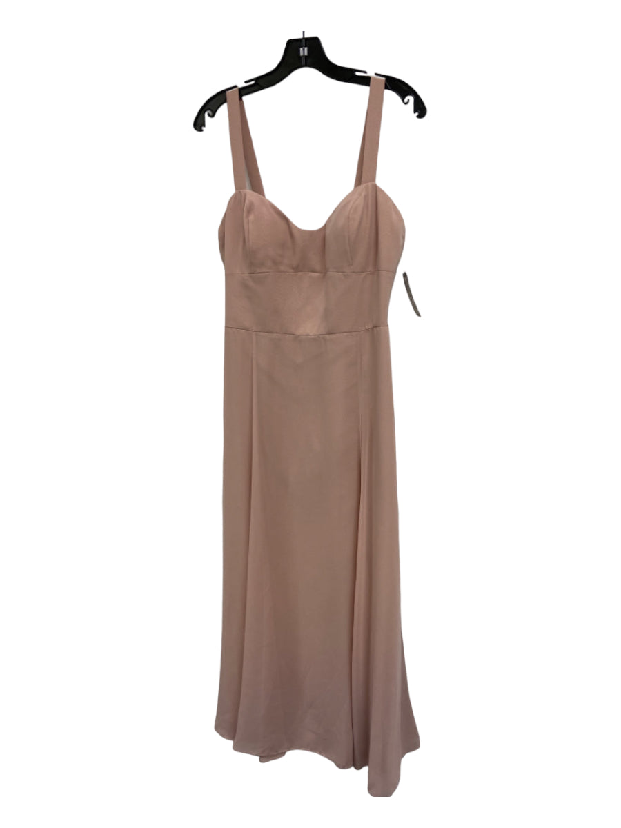 Jenny Yoo, Jenny Yoo Size Est 8 Blush Pink Sweetheart Neckline Sleeveless Ankle Gown