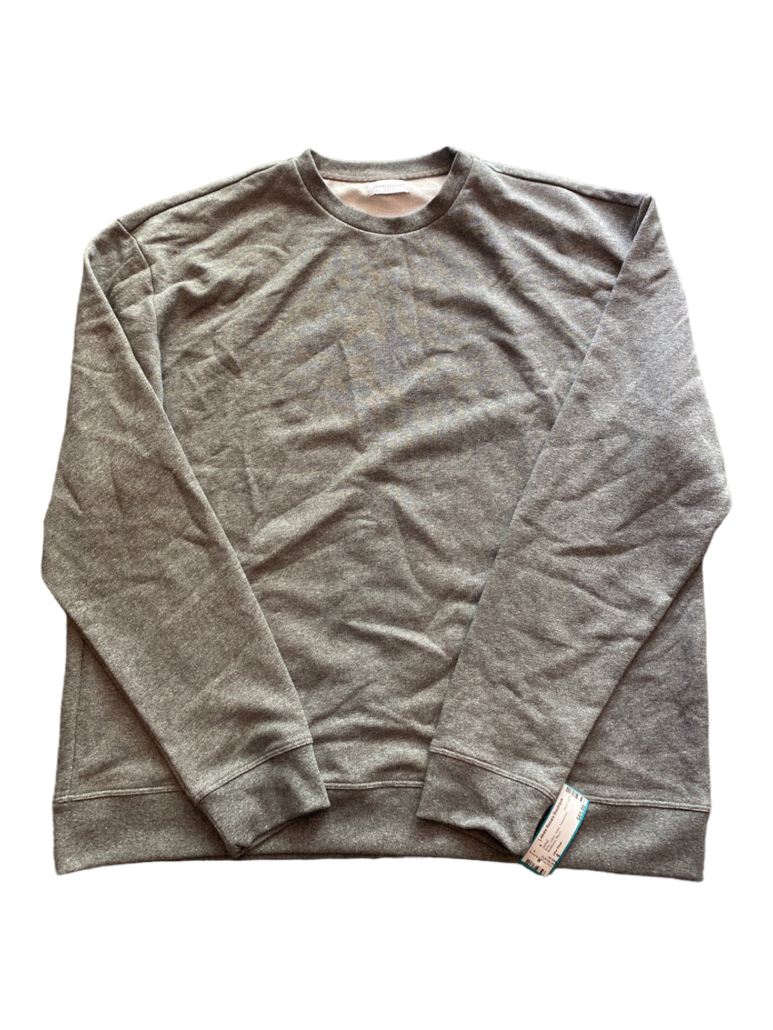 John Elliot, John Elliot Size 6 Gray Cotton Solid Sweatshirt Men's Jacket