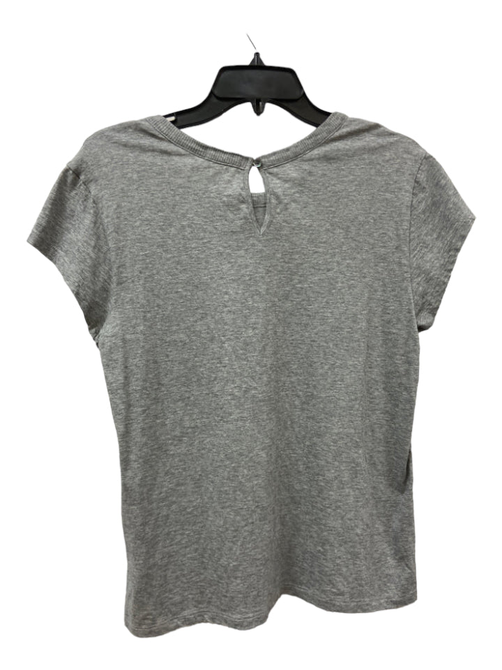 Joie, Joie Size L Gray Cotton Short Sleeve Top