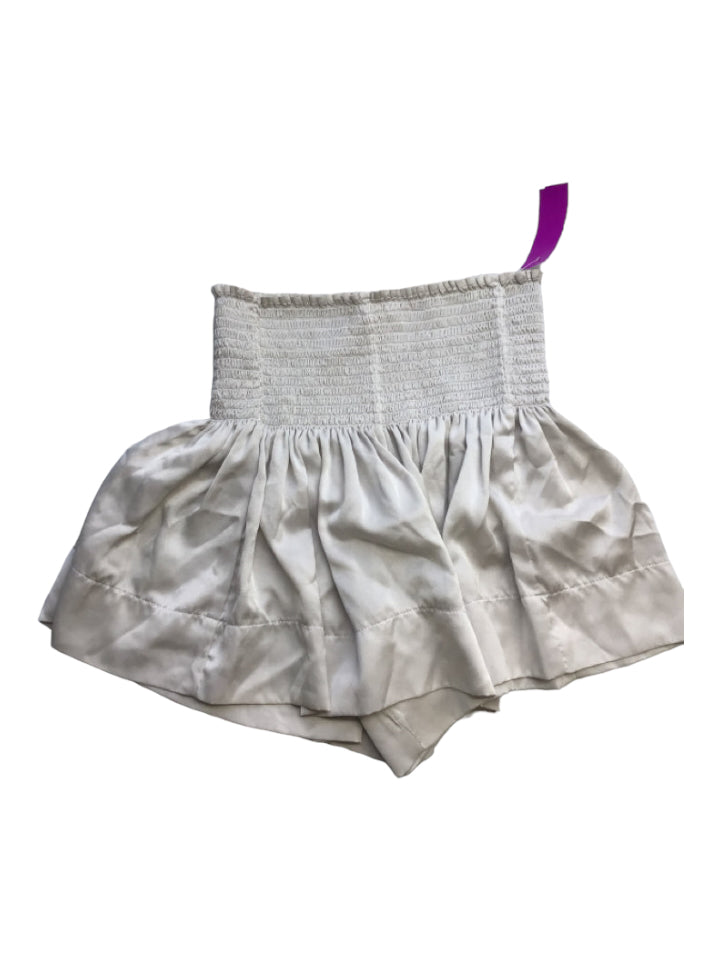 Koch, Koch Size S Grey Polyester Smocked Elastic Waist Shorts