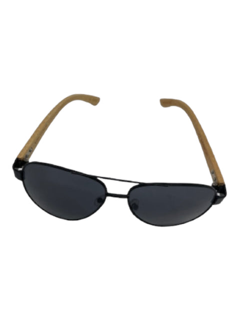 Kuma Eyewear, Kuma Eyewear AS IS Wood Grain Acetate Ray-ban style Sunglasses