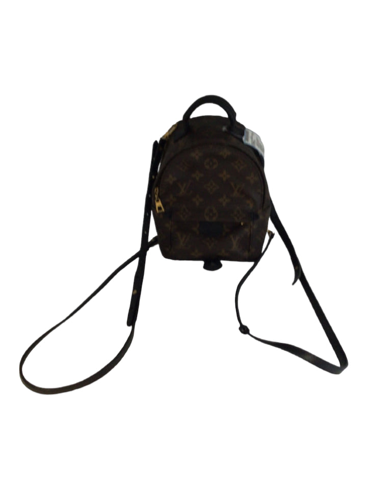 Louis Vuitton, Louis Vuitton Brown Leather Monogram Detachable Strap Dustbag Inc. Bag