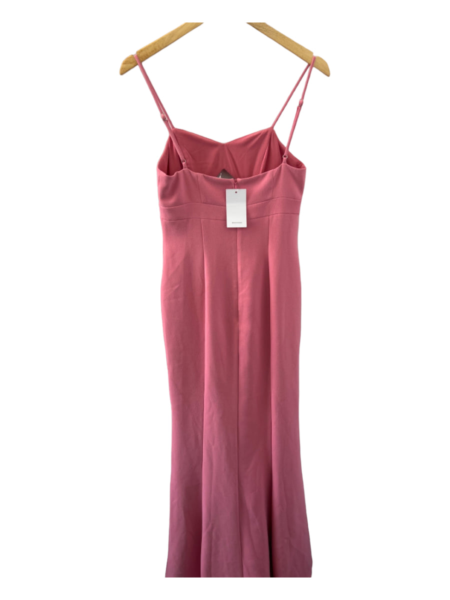 Lovers + Friends, Lovers + Friends Size S Pink Polyester Blend Spaghetti Strap Keyhole Front Gown