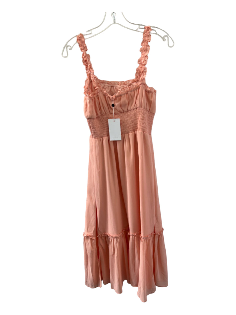 Lovers + Friends, Lovers + Friends Size XS Peach Polyester Maxi Dress