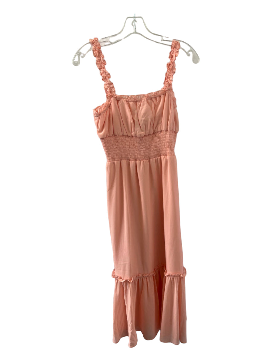 Lovers + Friends, Lovers + Friends Size XS Peach Polyester Maxi Dress