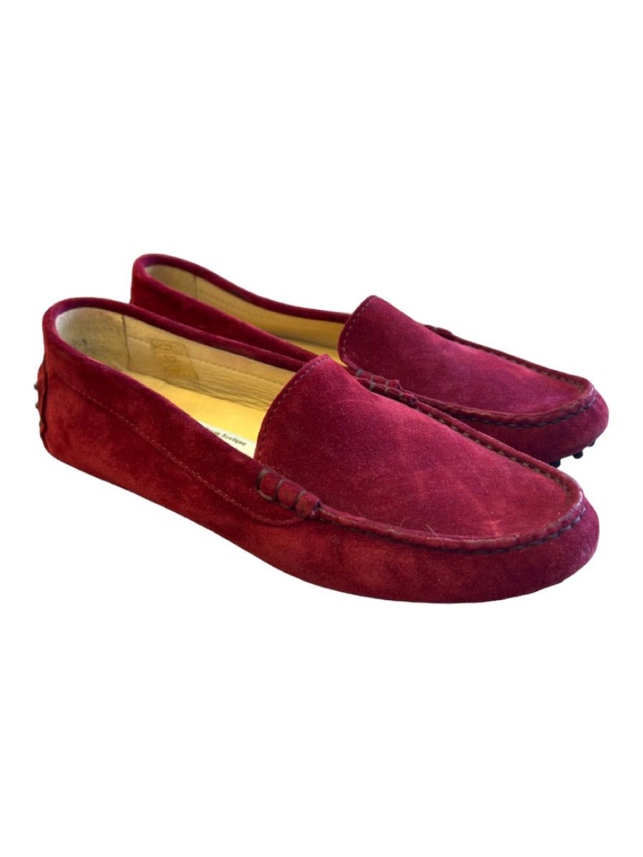 M. Gemi, M. Gemi Shoe Size 38 Maroon Suede Flats