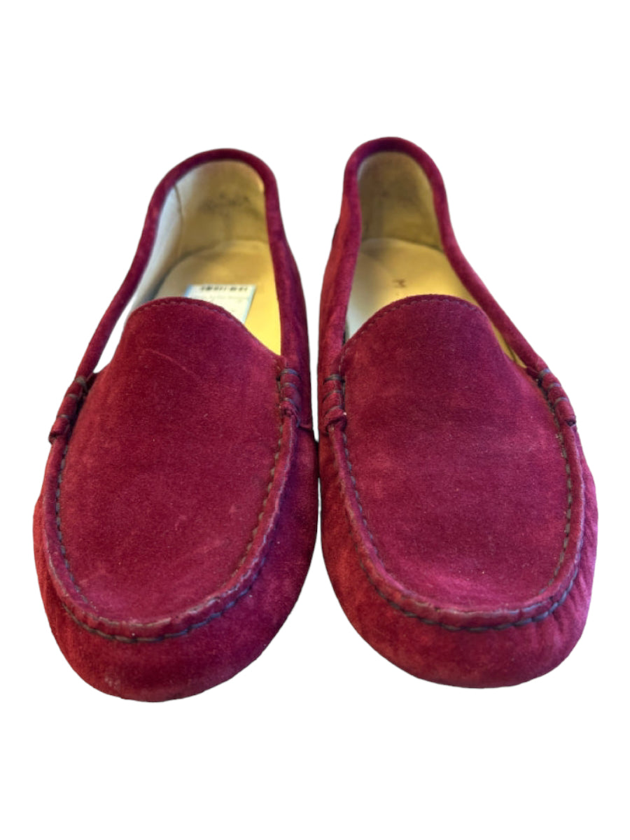 M. Gemi, M. Gemi Shoe Size 38 Maroon Suede Flats