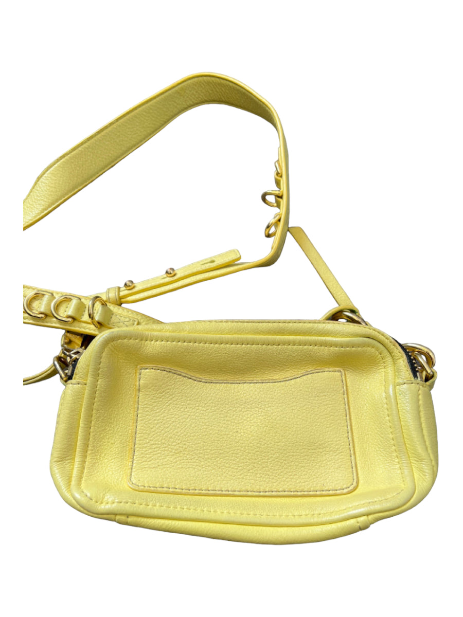 Marc Jacobs, Marc Jacobs Yellow Leather GHW Crossbody Camera bag Bag