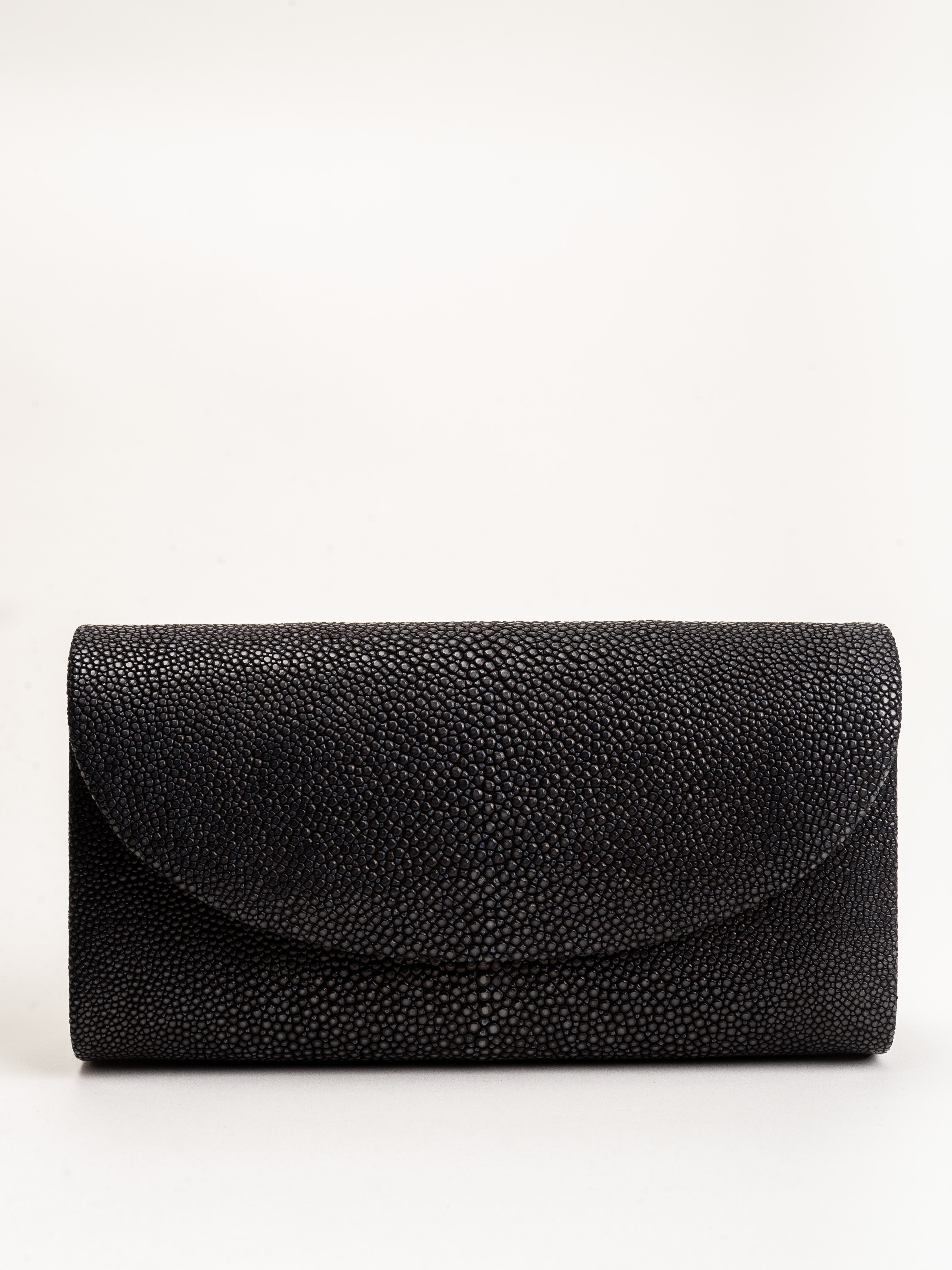 J. Markell, baby grande stingray clutch - black