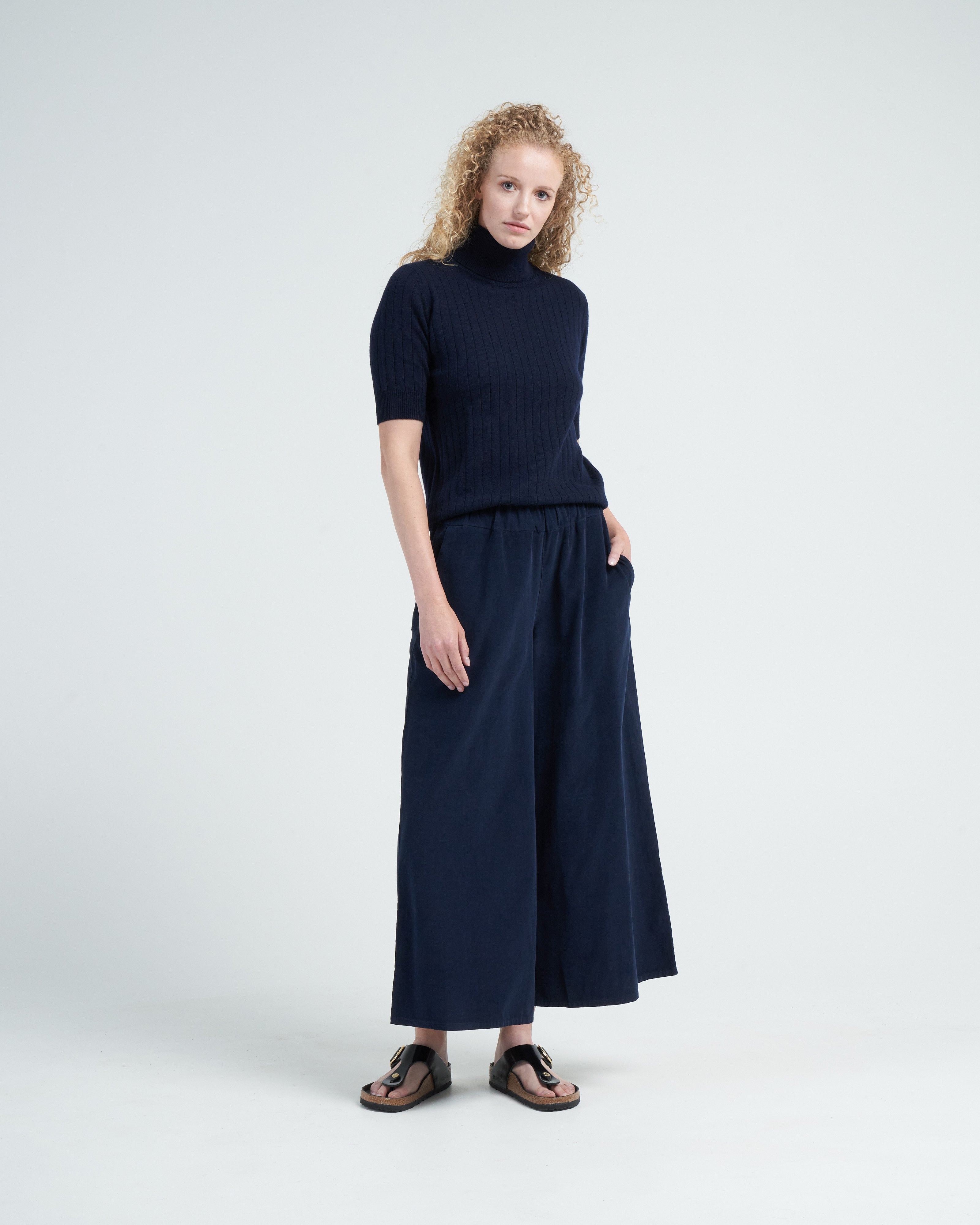 lisa yang, beca sweater - navy