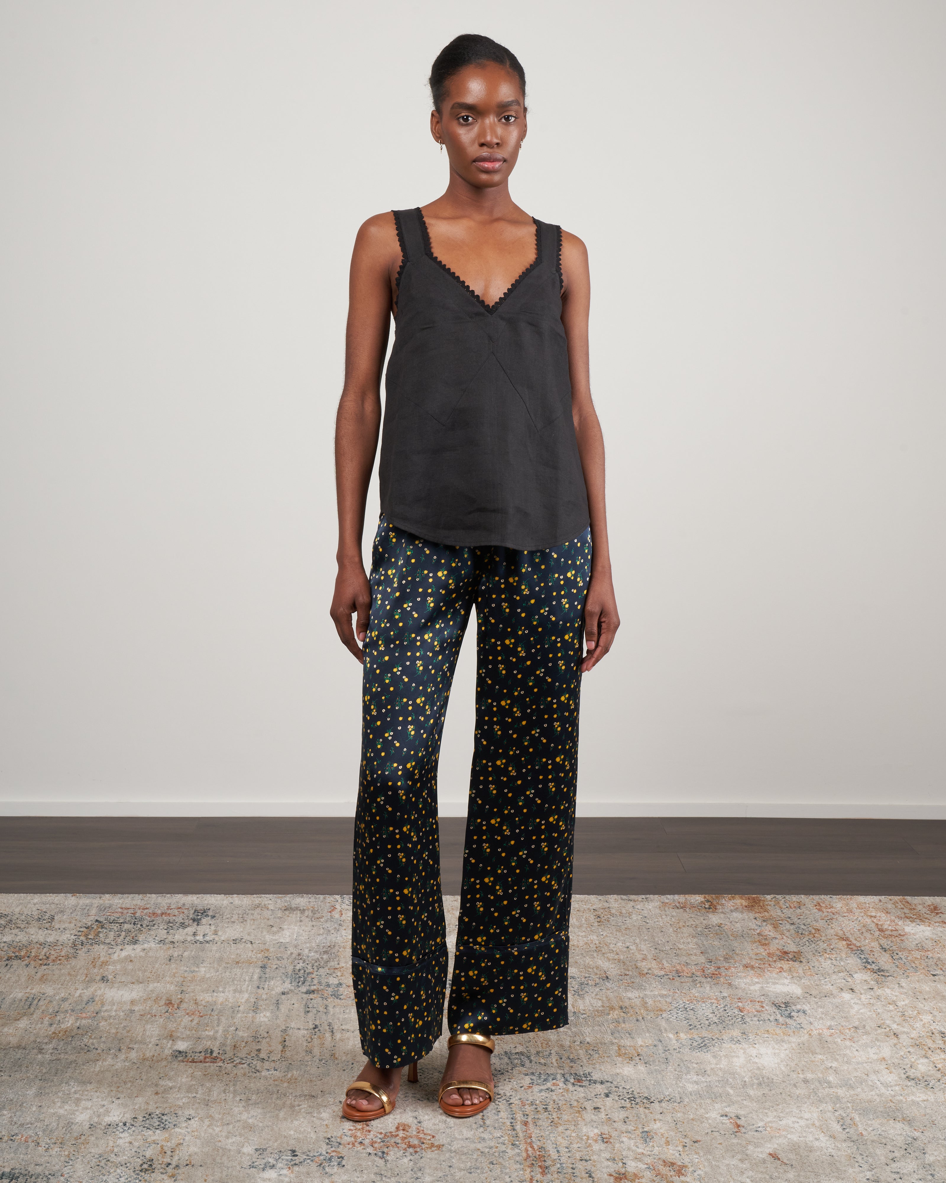 Lee Mathews, bella relaxed pant - ditsy floral