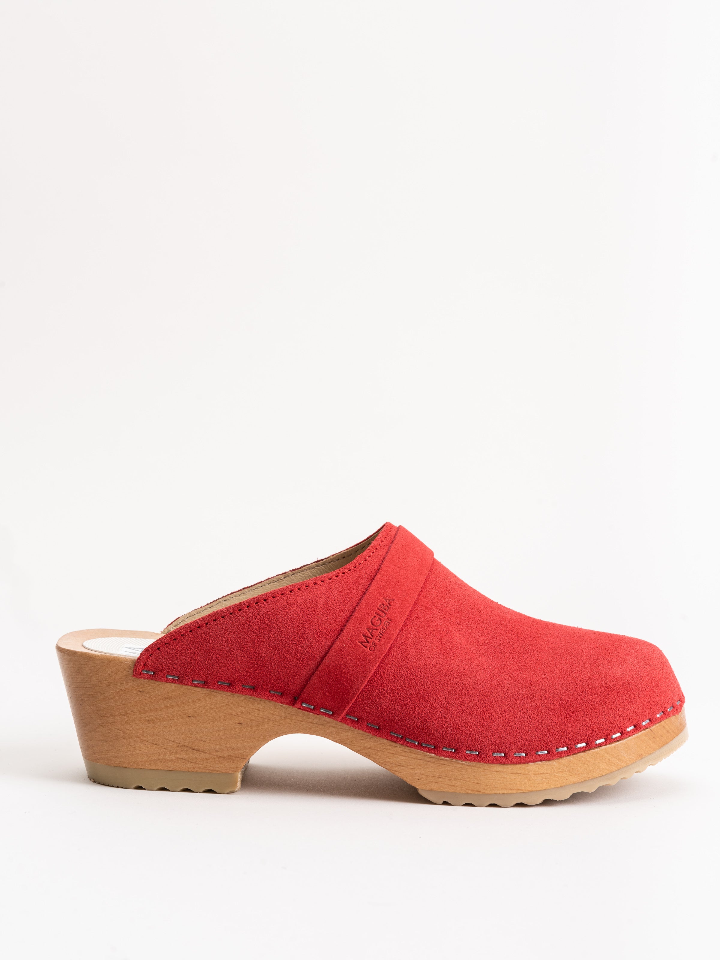 maguba/troentorp, berkeley clog - suede red