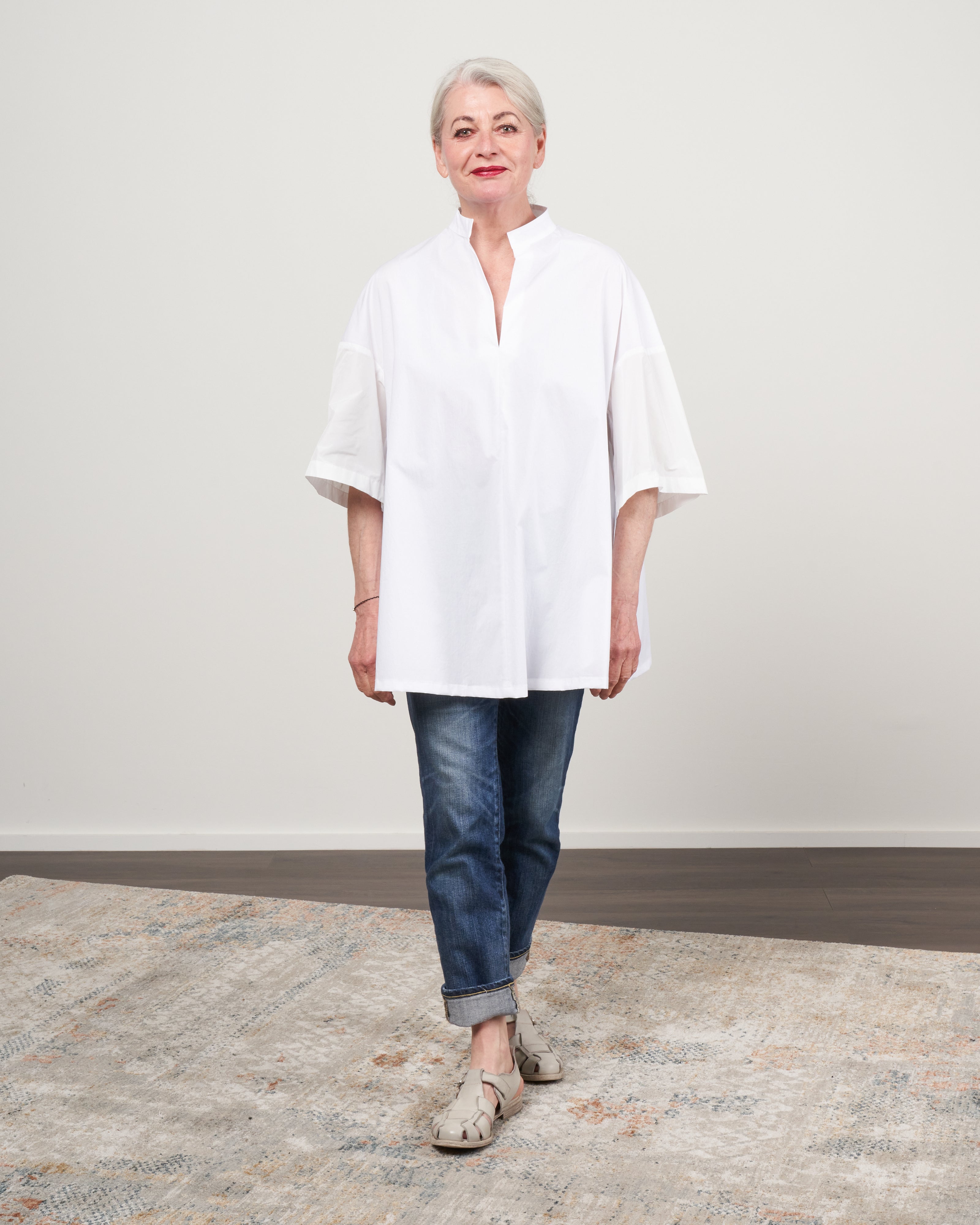 katharina hovman, big shirt - white