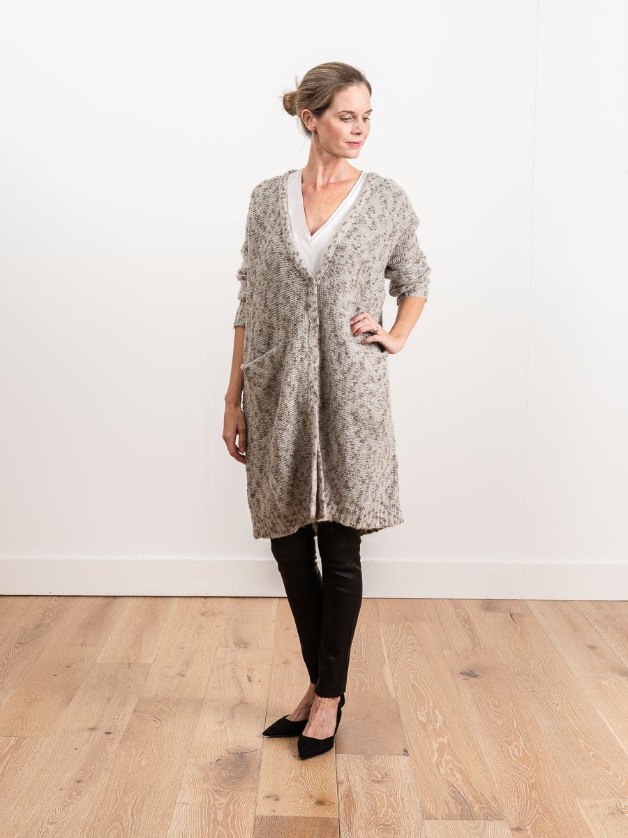 inhabit, blend dot cardigan