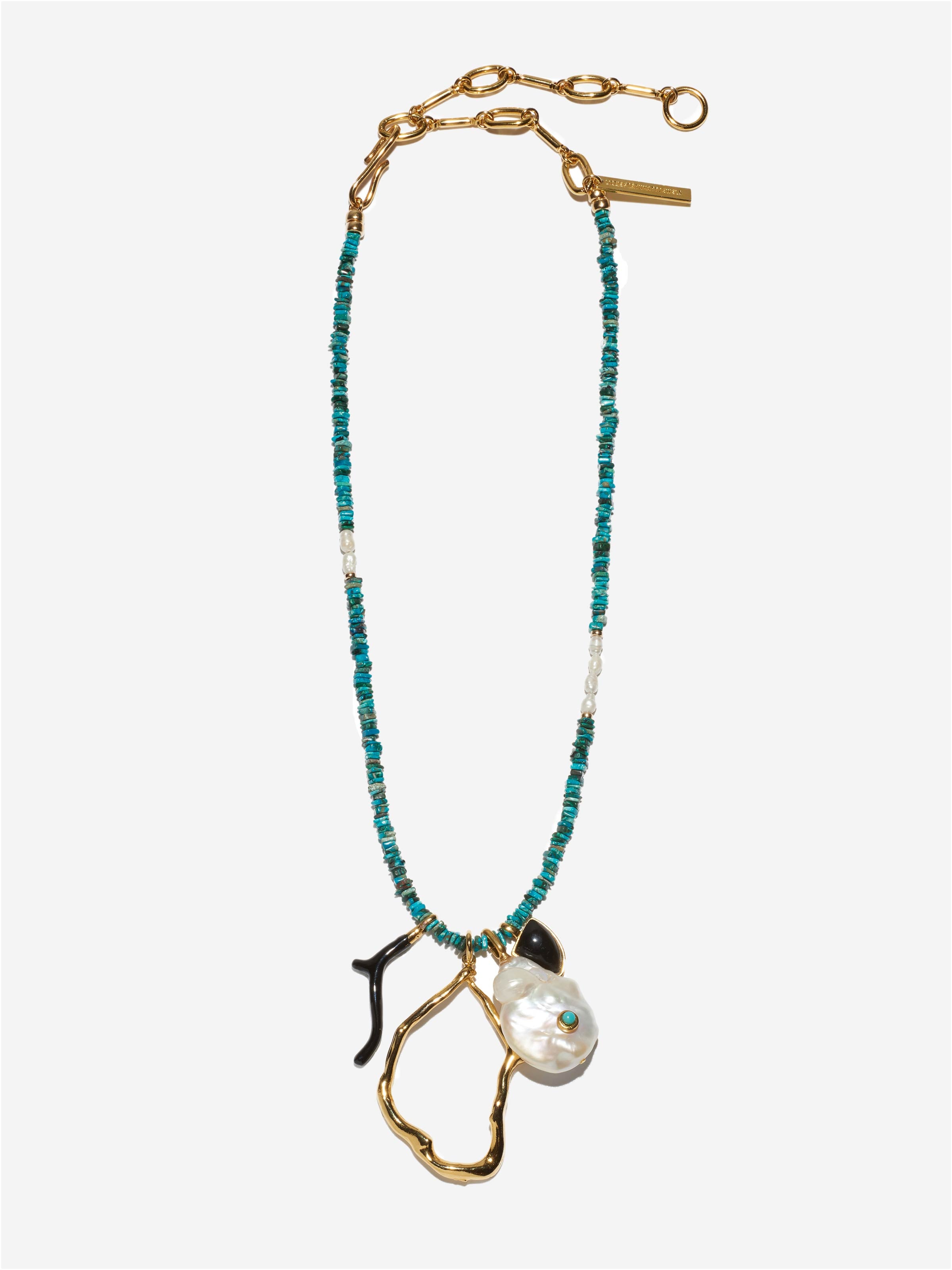 Lizzie Fortunato, blue horizon necklace