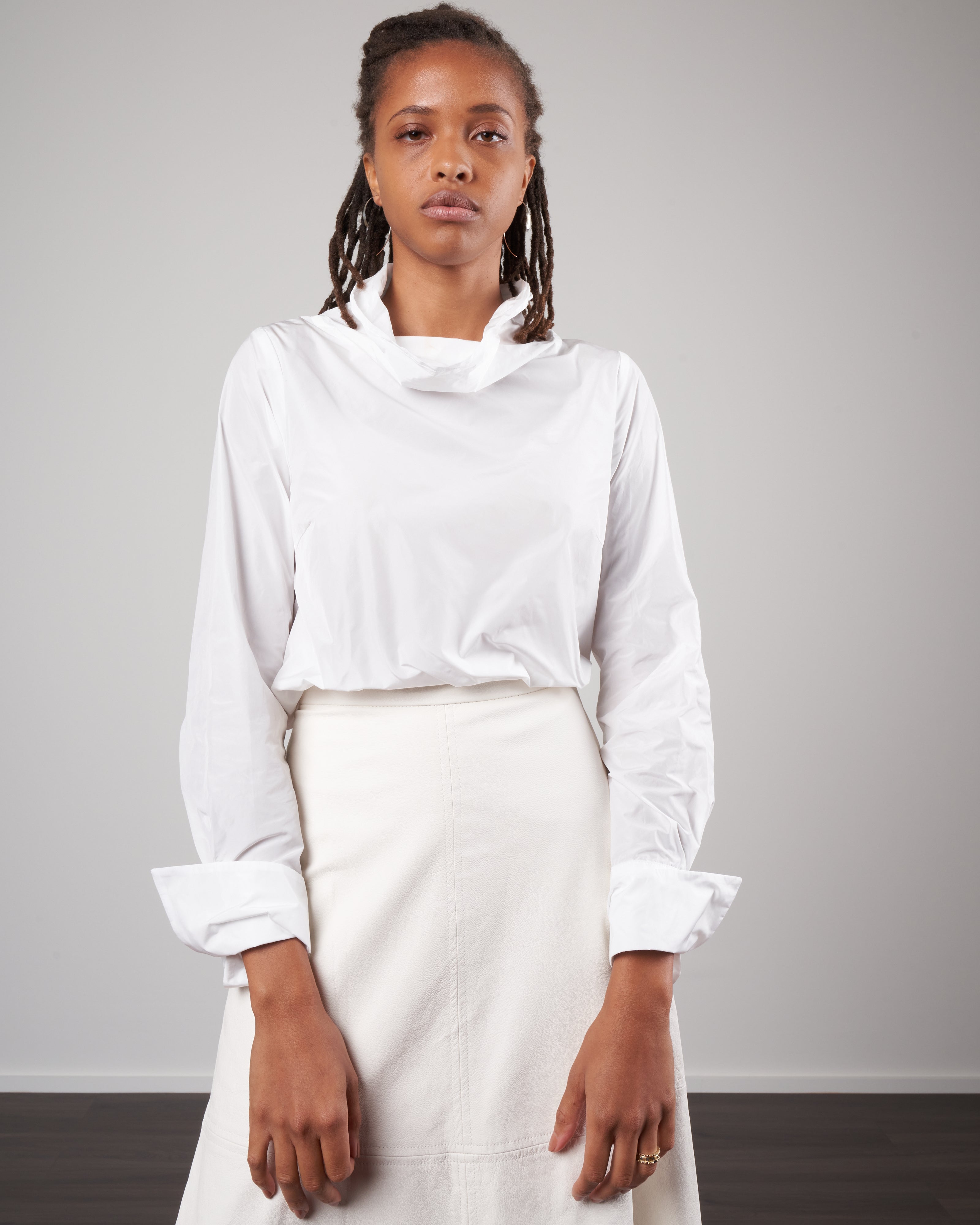 katharina hovman, blusenshirt - white