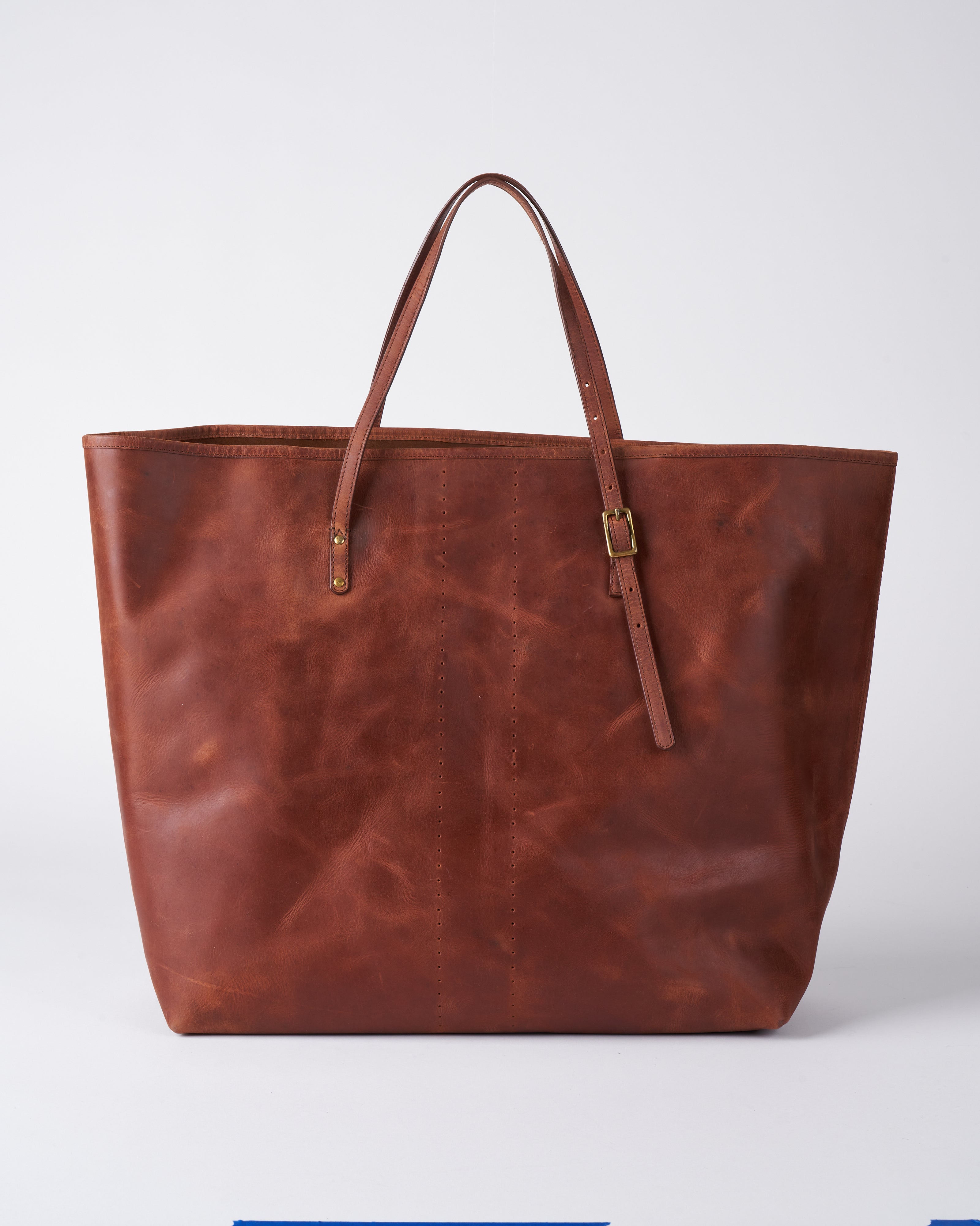 kempton and co, brandy old english tote - brandy bra