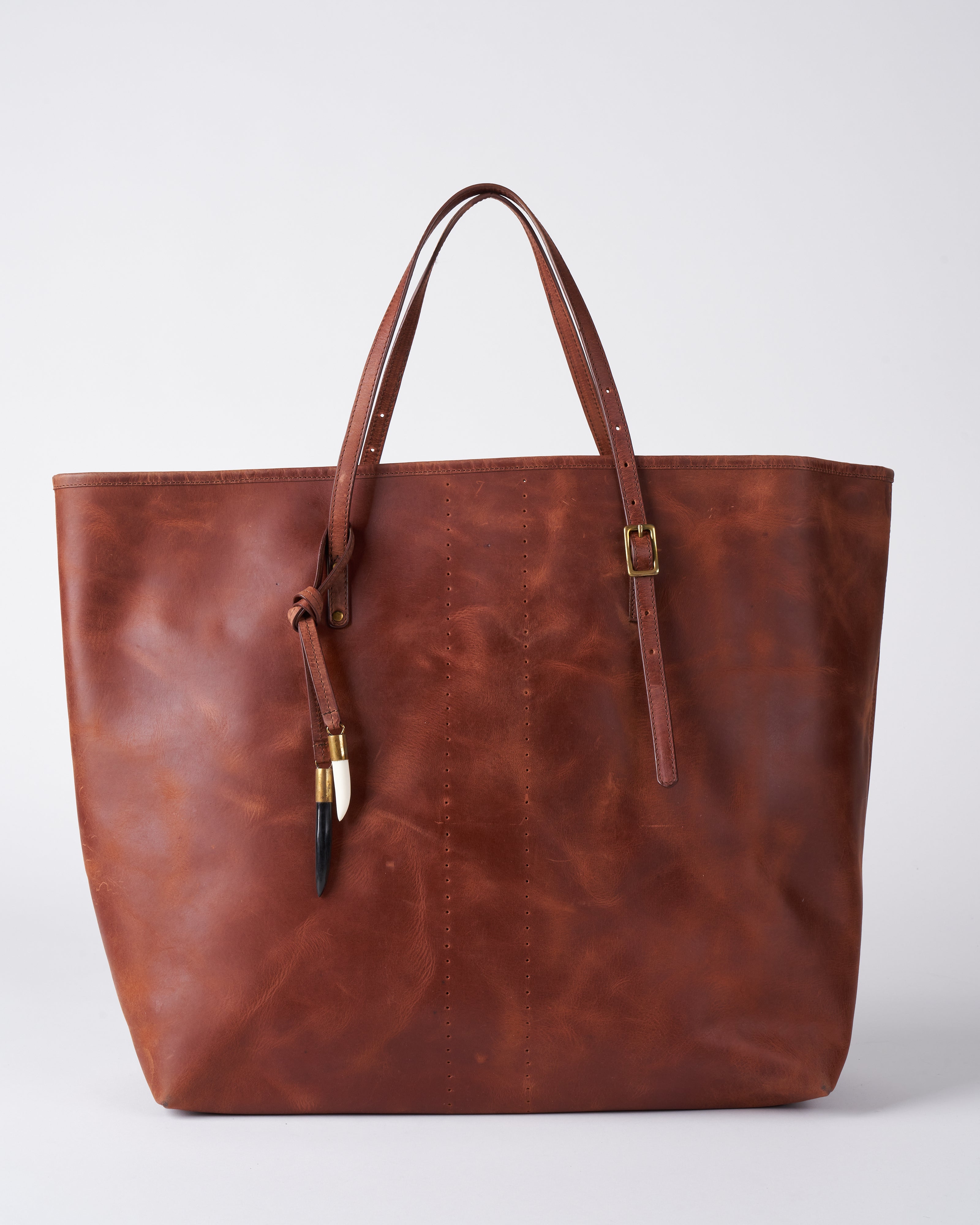 kempton and co, brandy old english tote - brandy bra