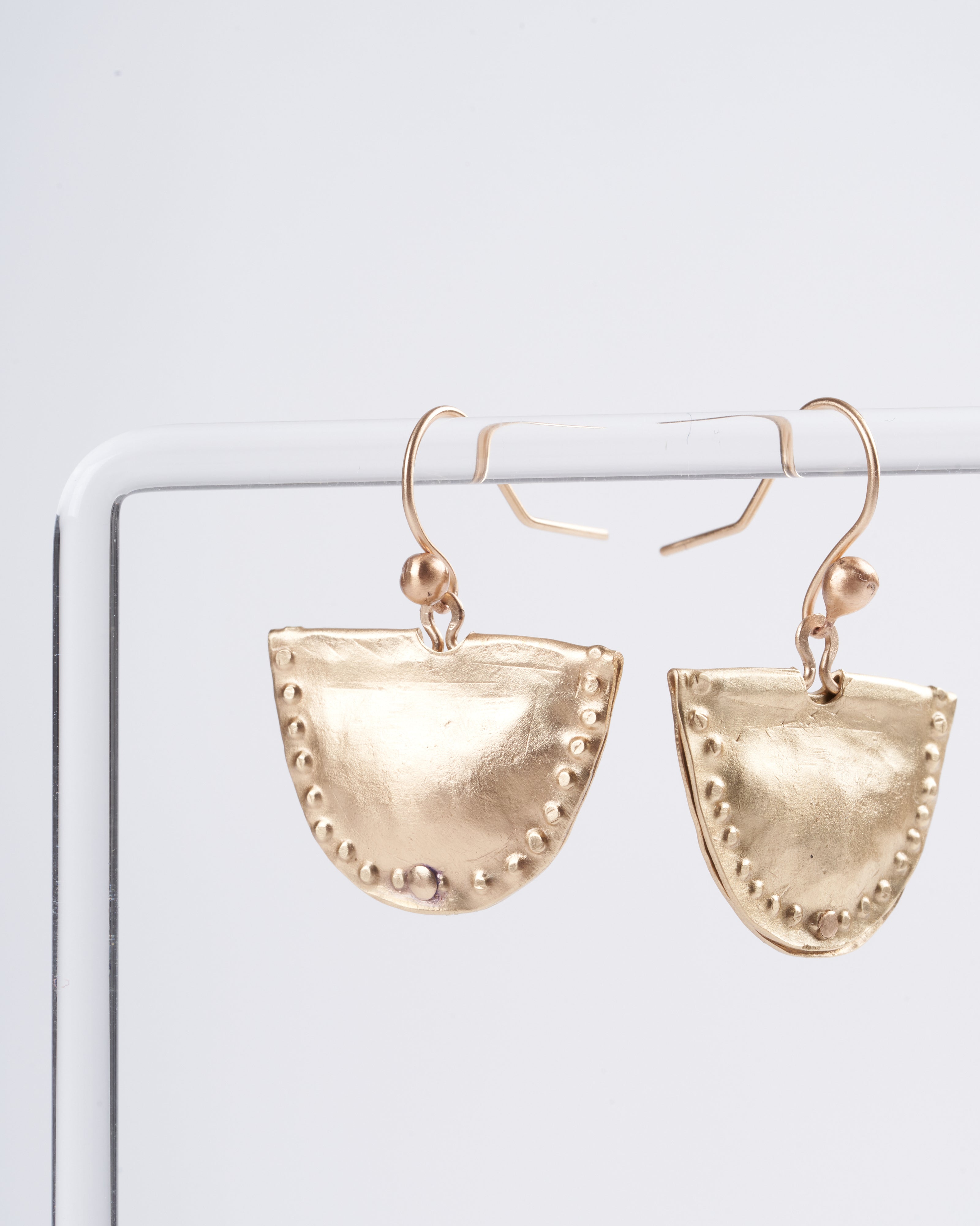 julie cohn designs, bronze earrings