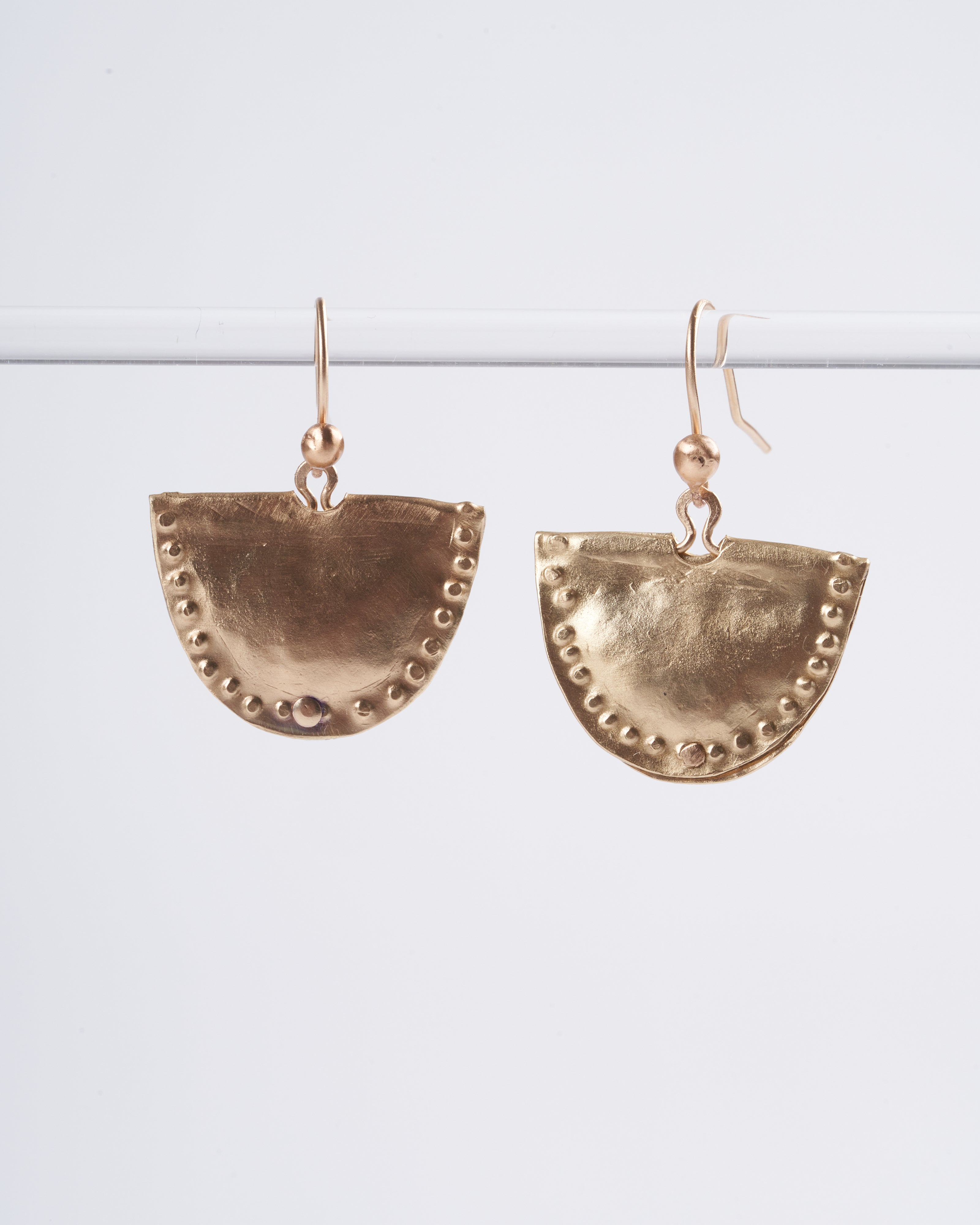 julie cohn designs, bronze earrings