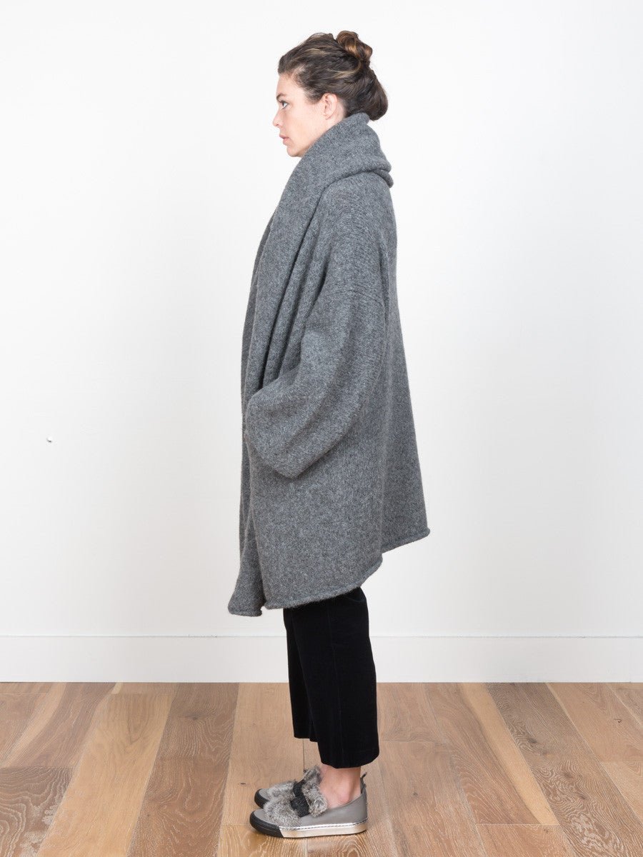 lauren manoogian, capote coat - charcoal