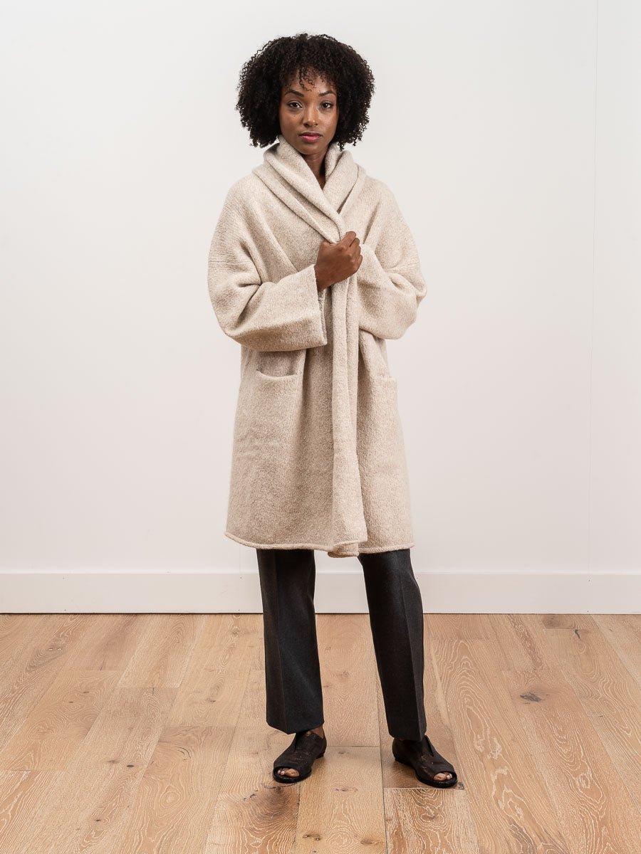 lauren manoogian, capote coat - hessian