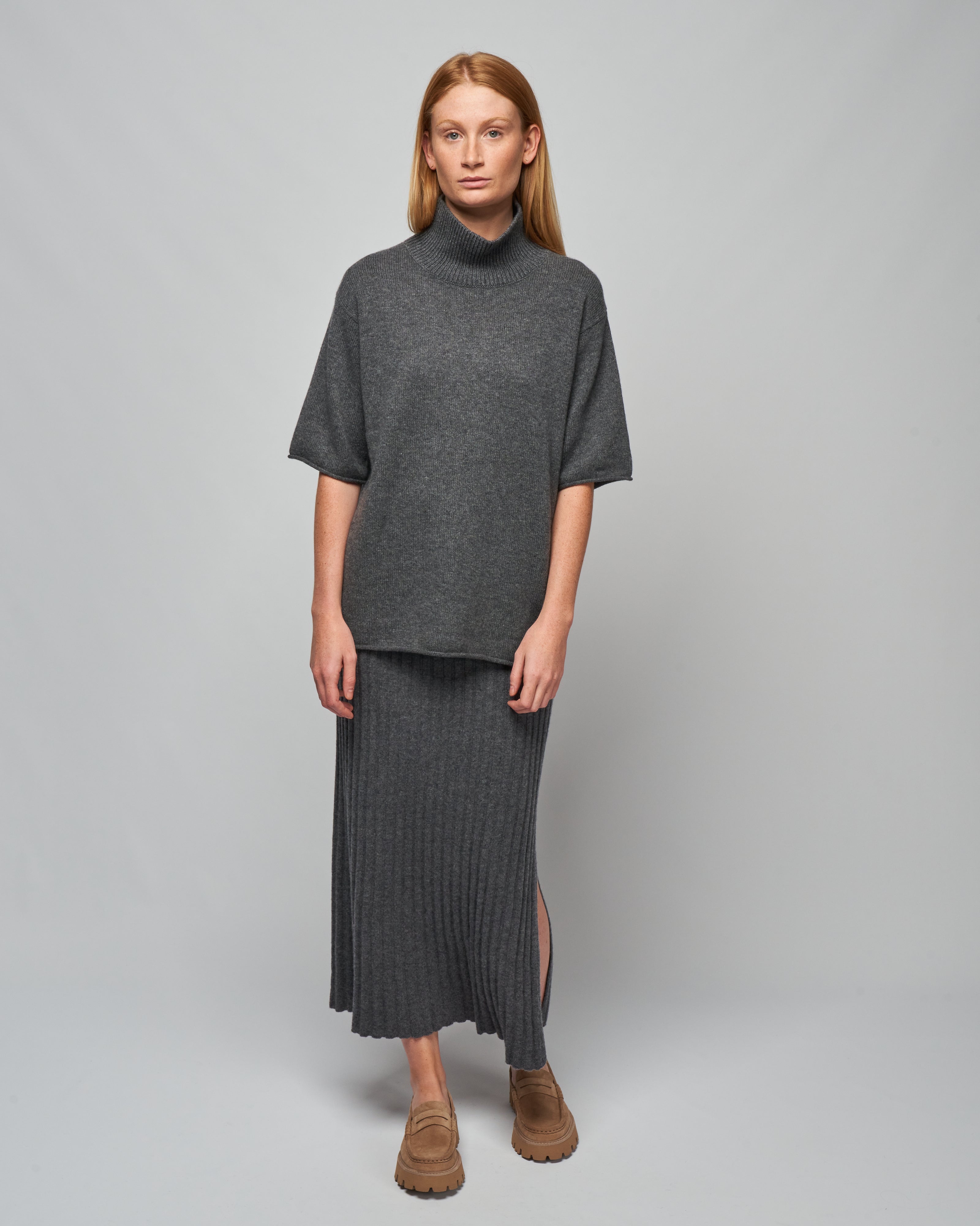 lisa yang, casey sweater - graphite