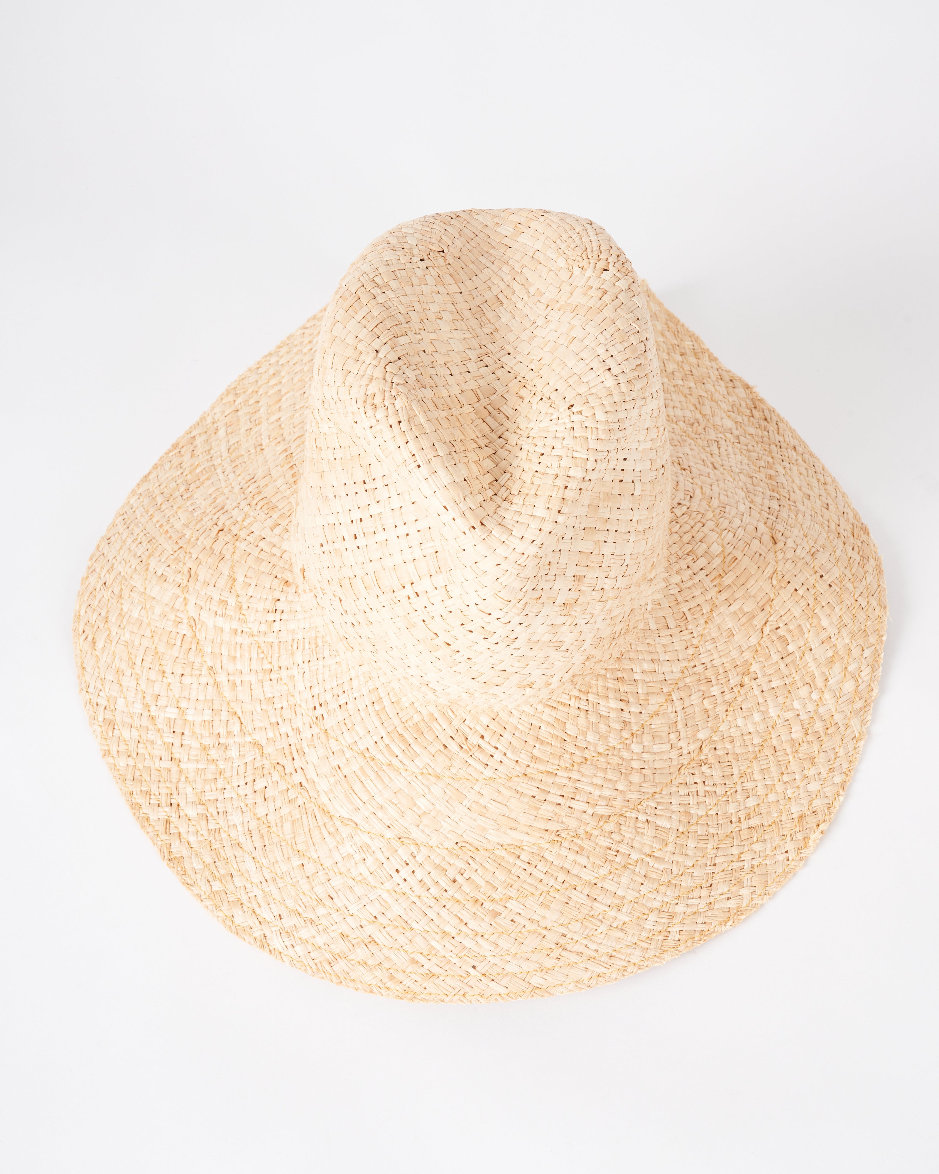 lola hats, commando hat - straw natural / natural