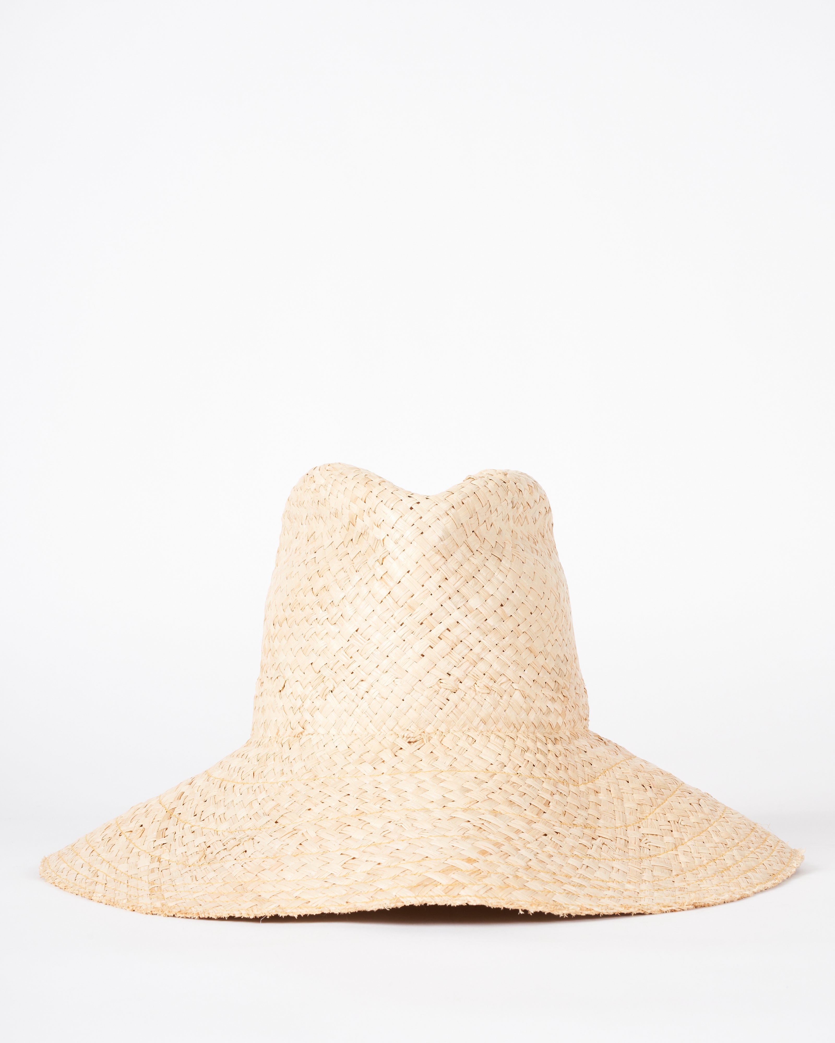 lola hats, commando hat - straw natural / white