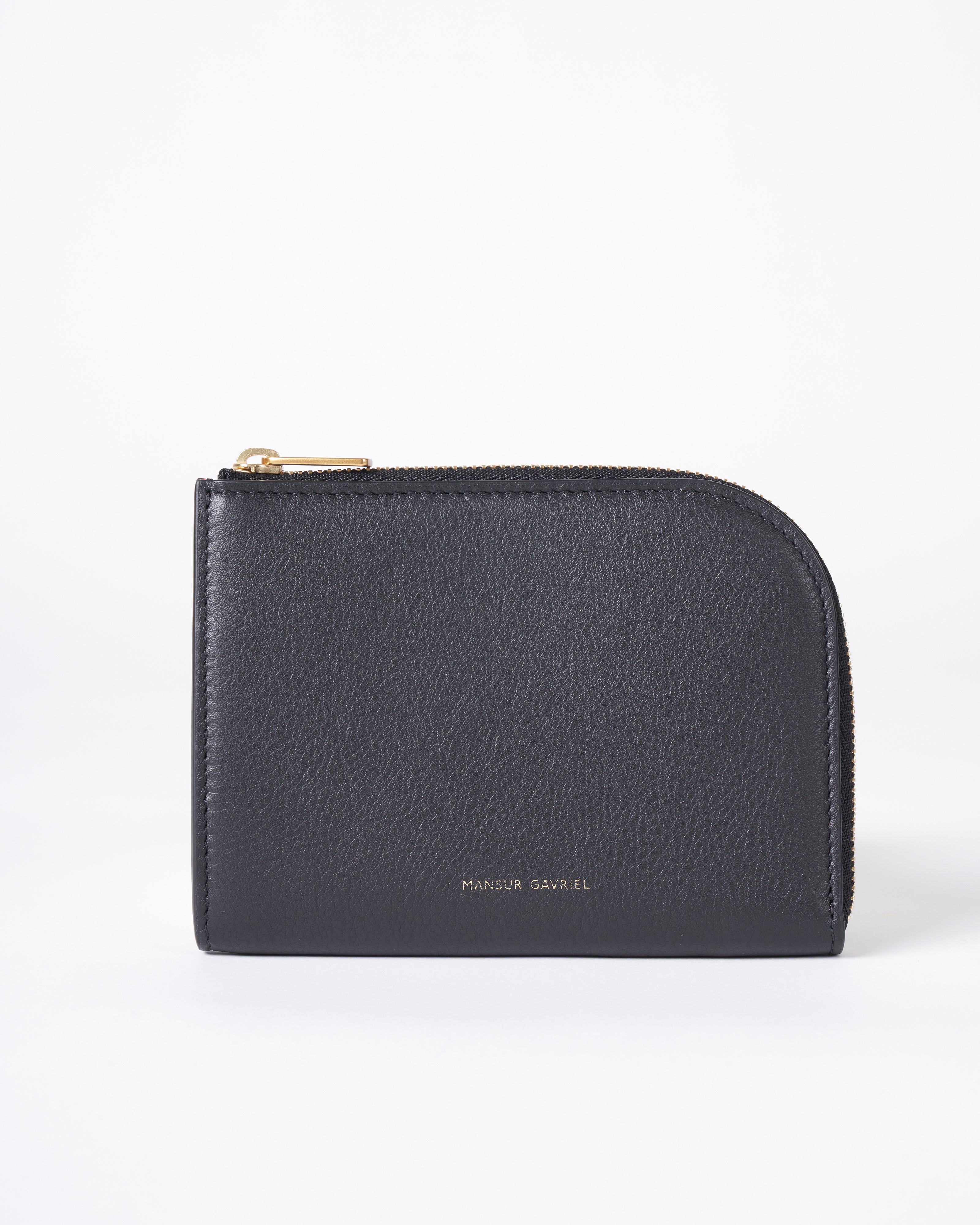 Mansur Gavriel, compact zip wallet - black