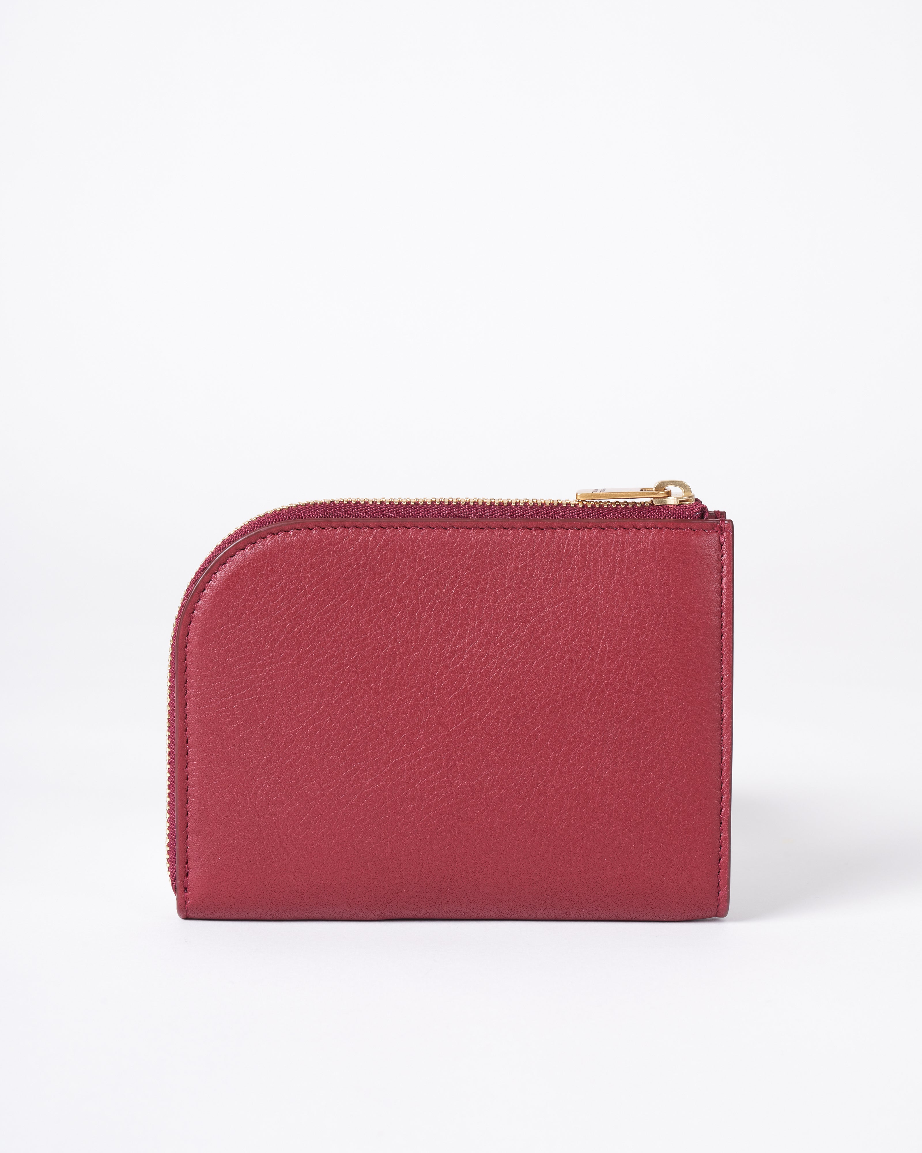 Mansur Gavriel, compact zip wallet - claret