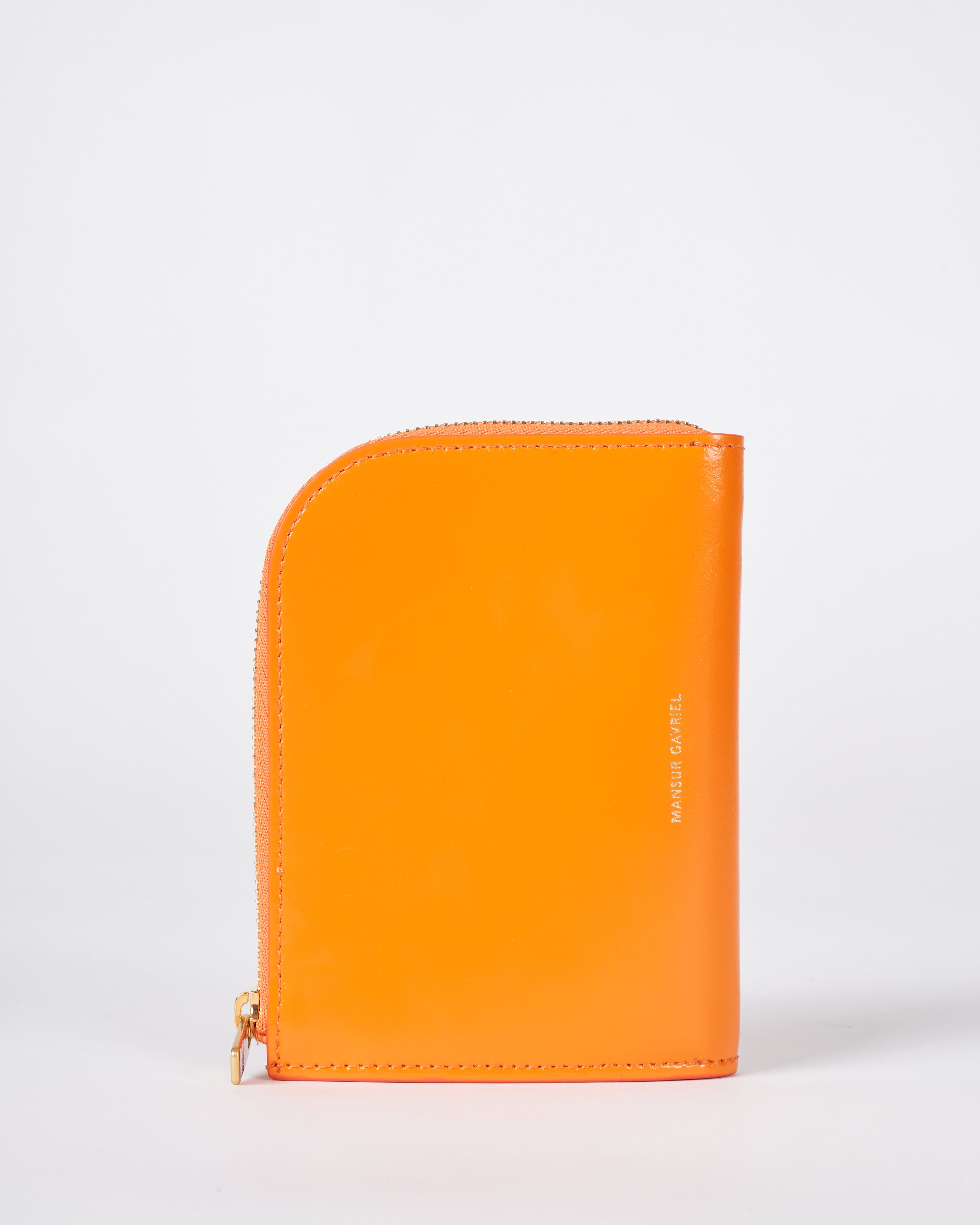 Mansur Gavriel, compact zip wallet - tangerine