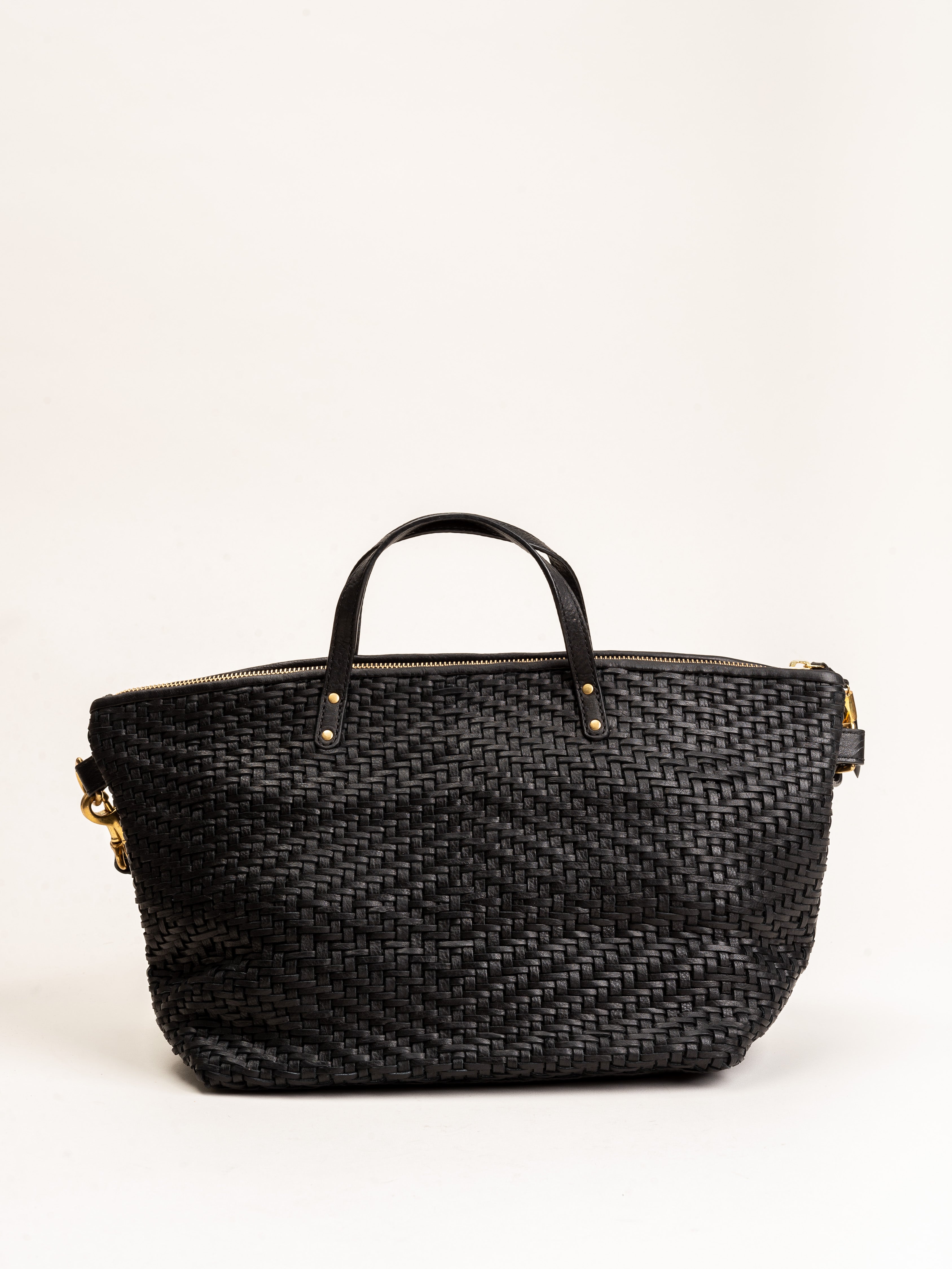 kempton and co, devon holdall - black woven