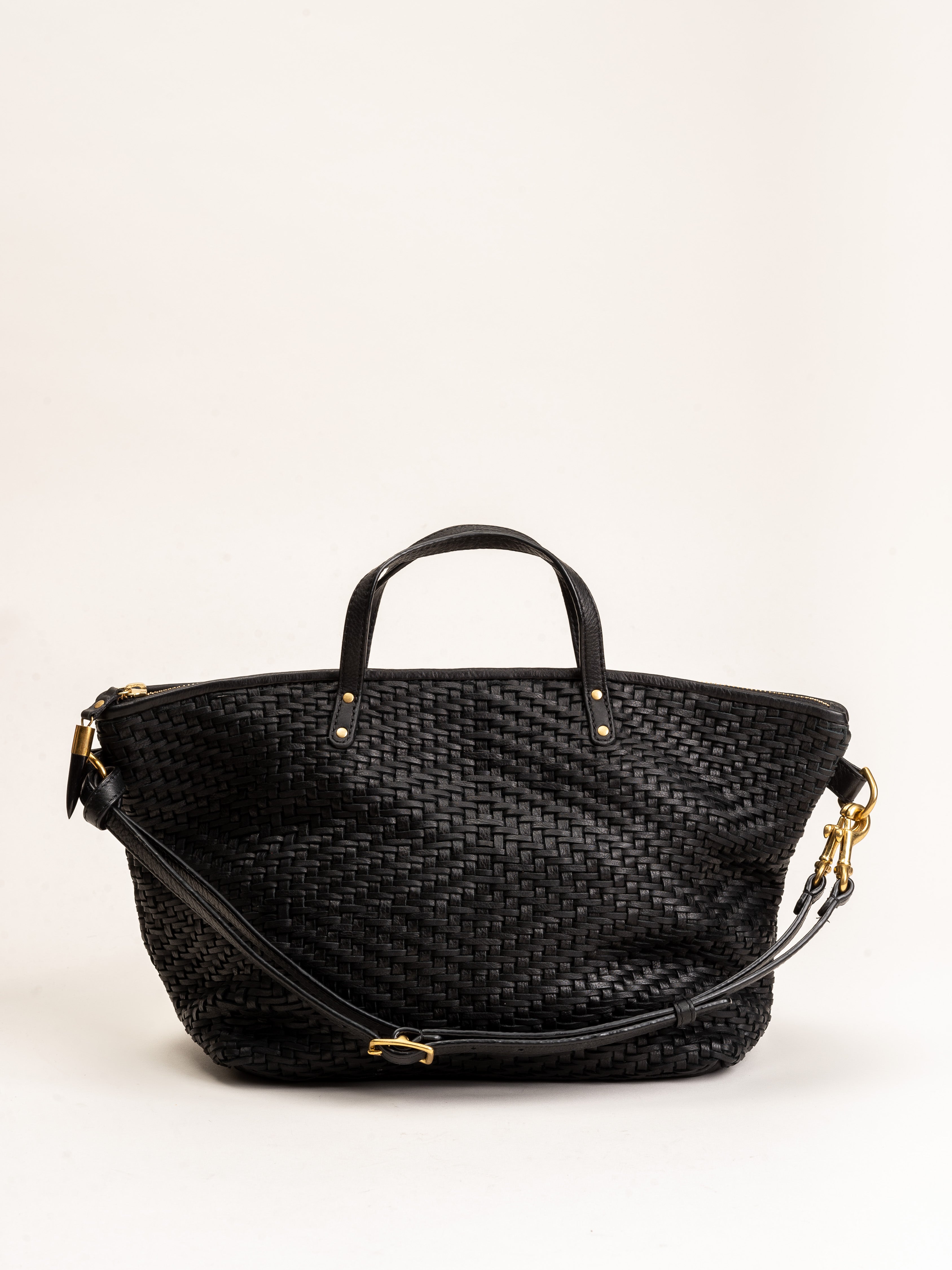 kempton and co, devon holdall - black woven