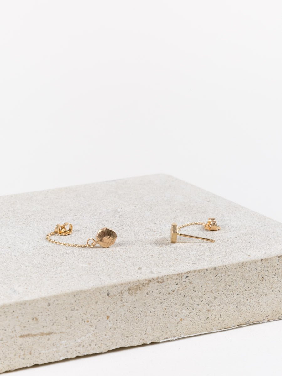 lauren wolf, ear chain studs