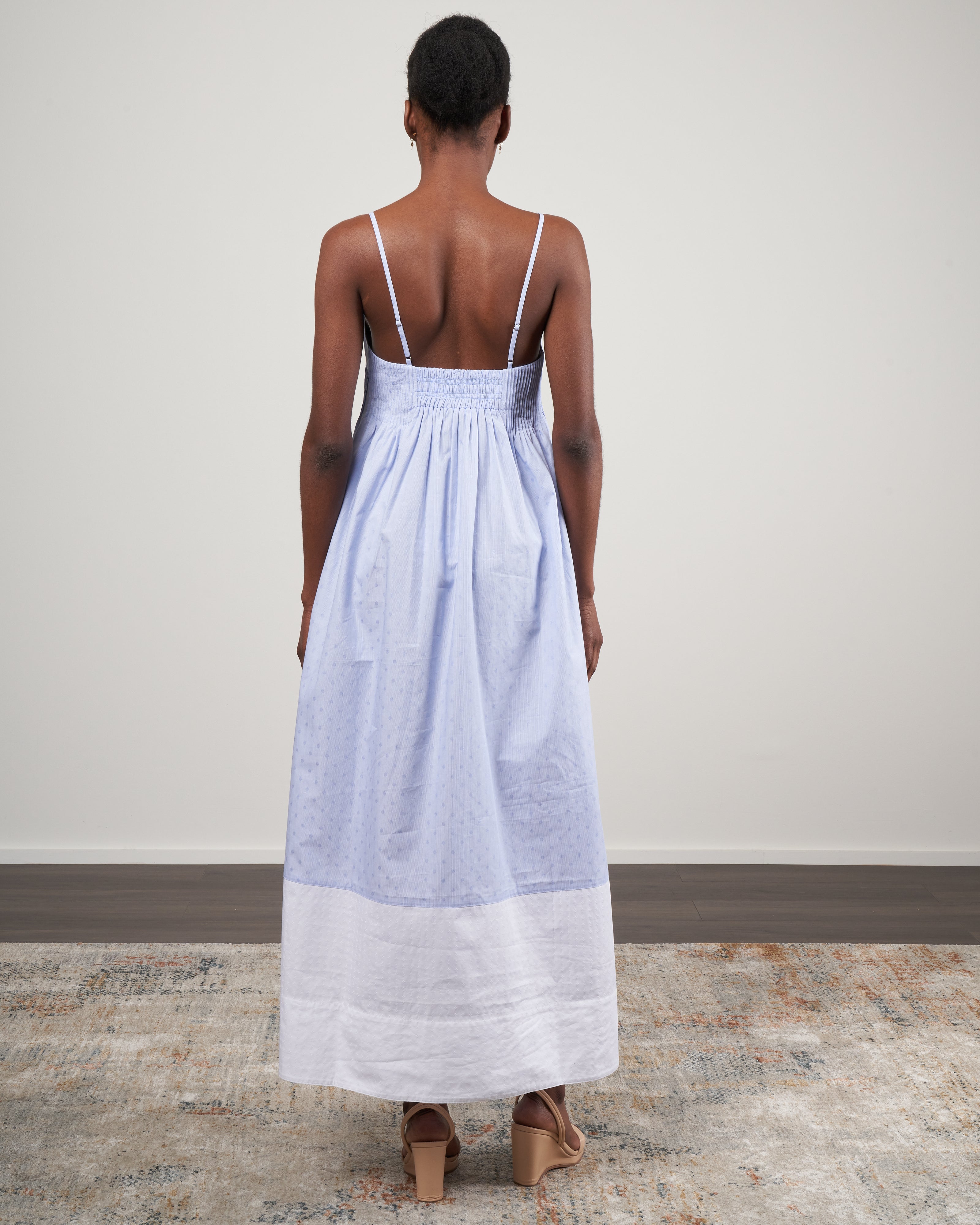 Lee Mathews, emmie maxi dress - sky