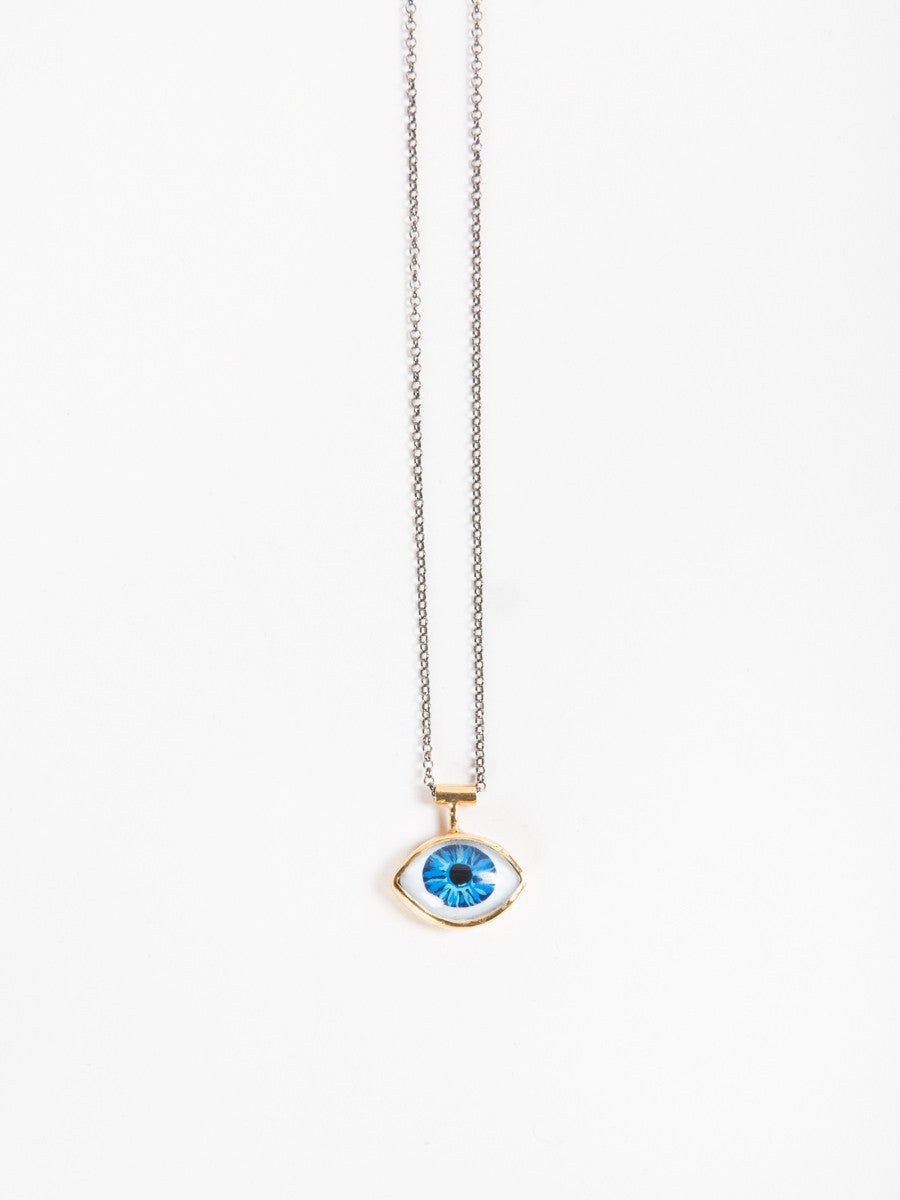 katerina makriyianni, evil eye necklace