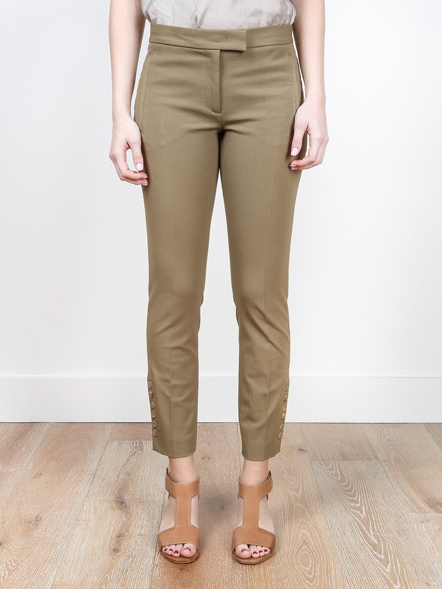 Joseph, finley button pant - army