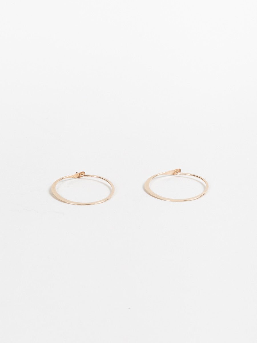 melissa joy manning, gold hoops - large