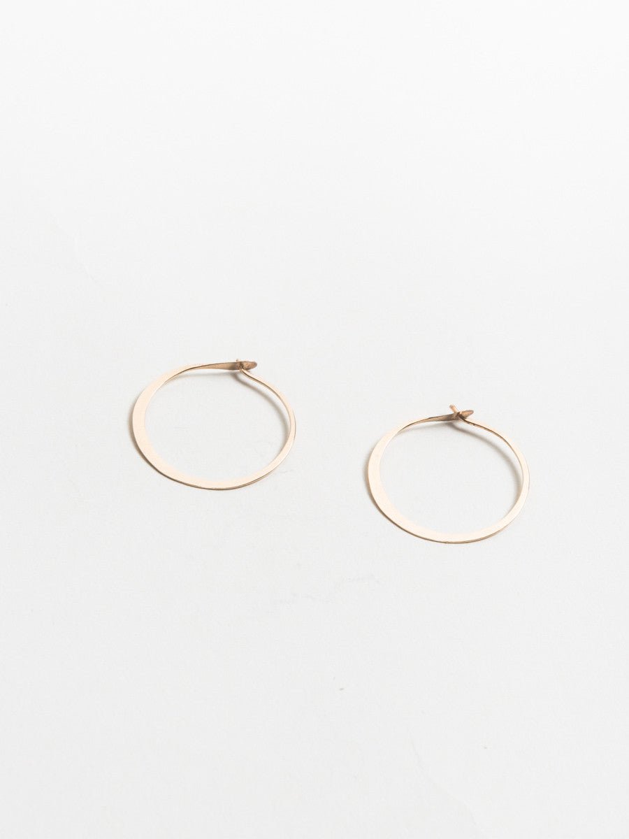 melissa joy manning, gold hoops - large