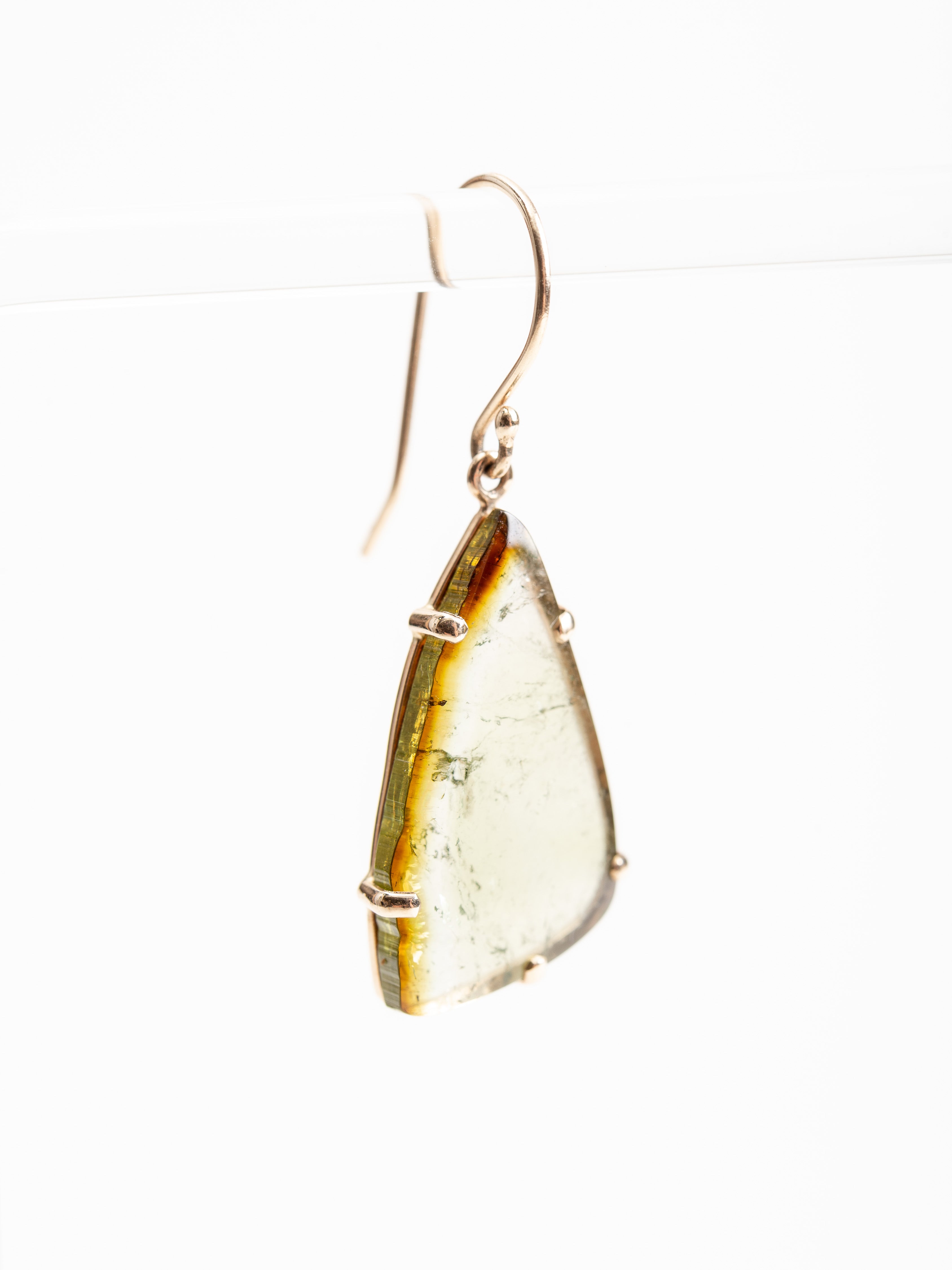 jamie joseph, green tourmaline earring