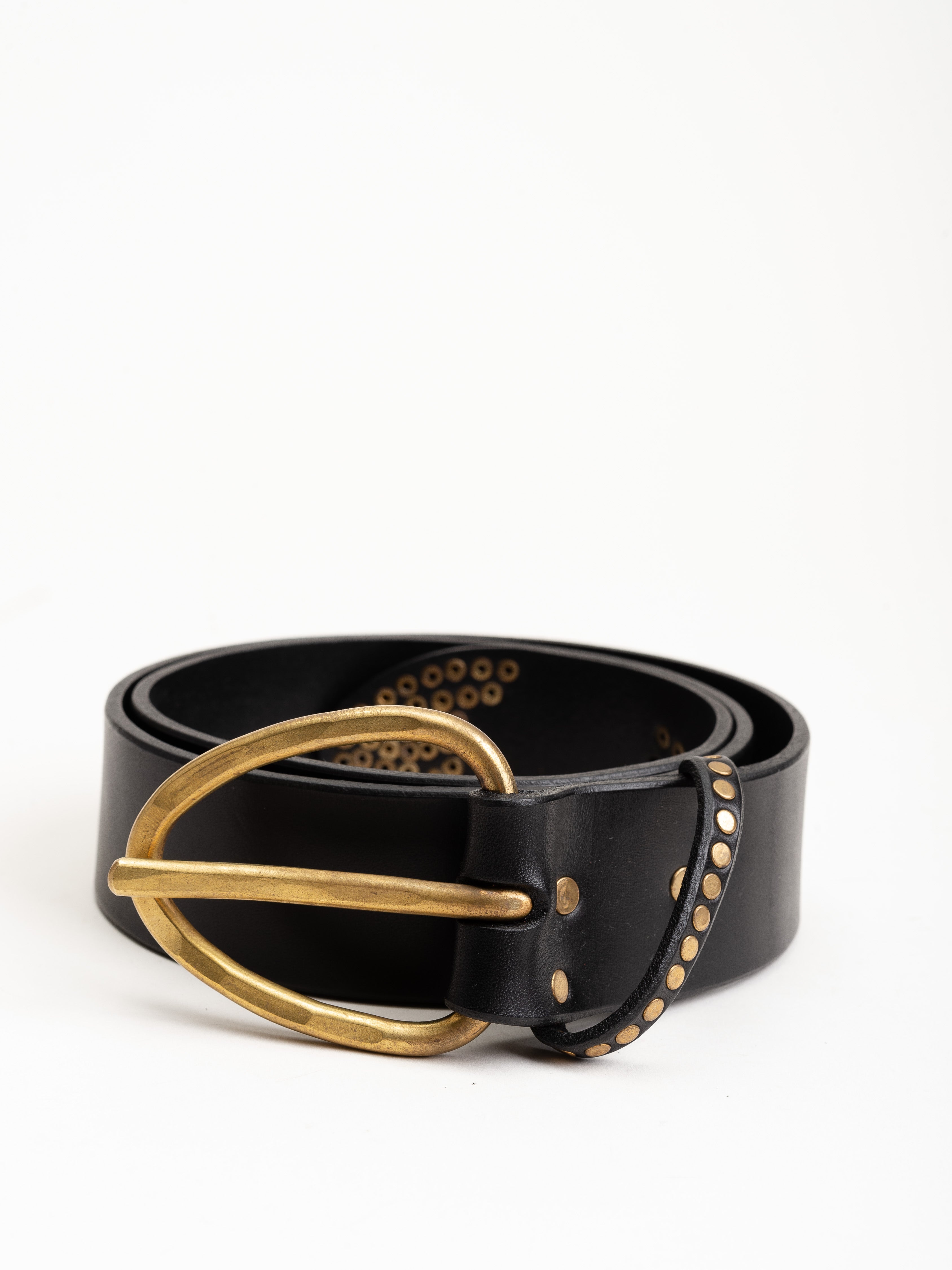 johnny farah, inn belt - black/brass