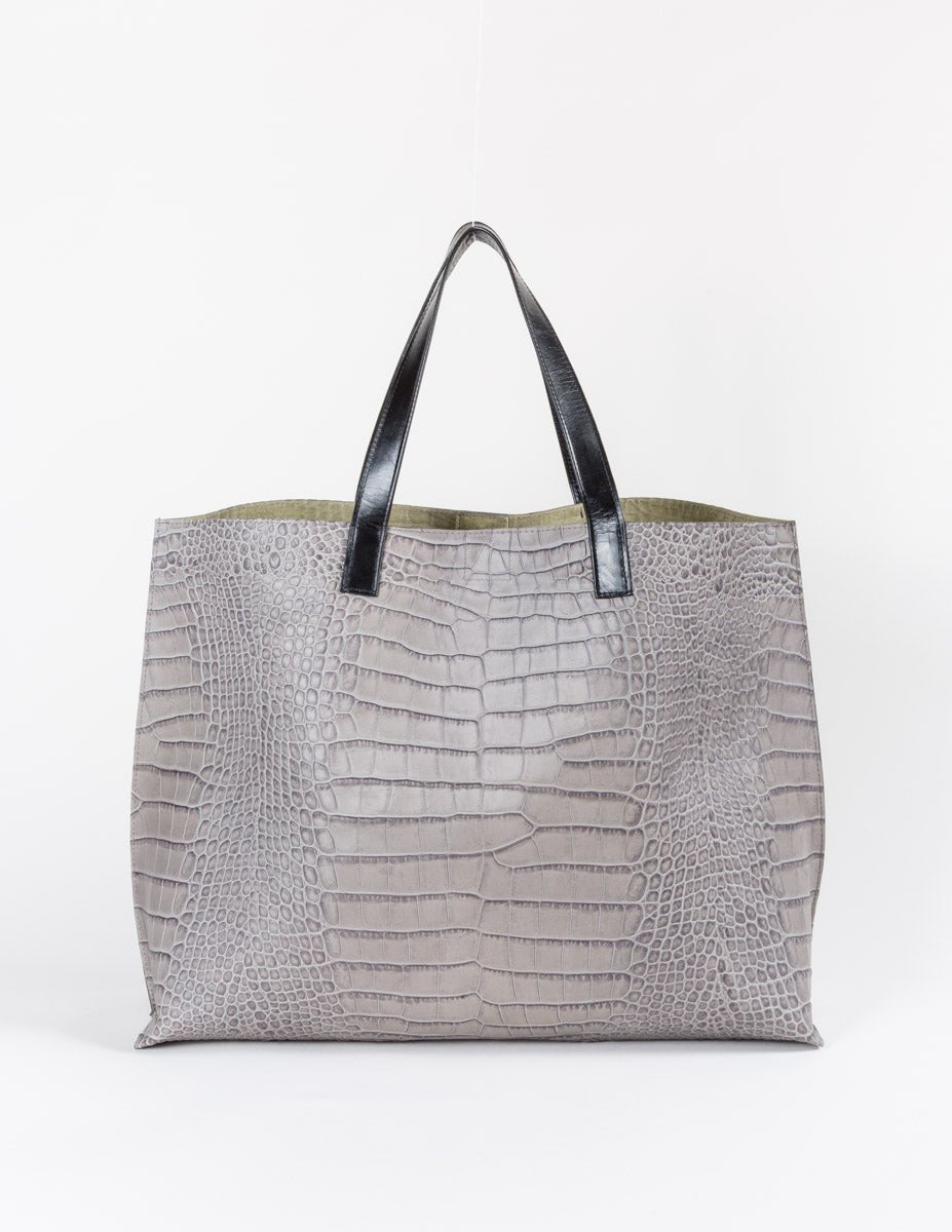 b.may, jumbo shopper - gator grey